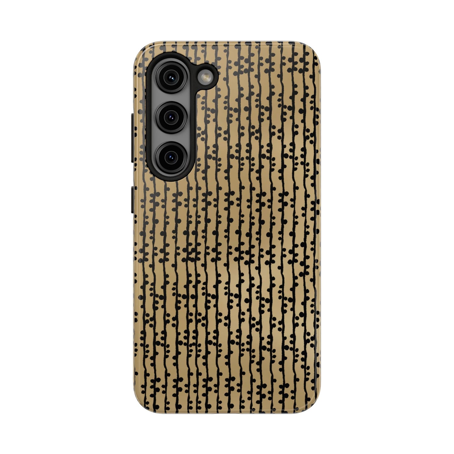 Loopy Stripe Tan Phone Case