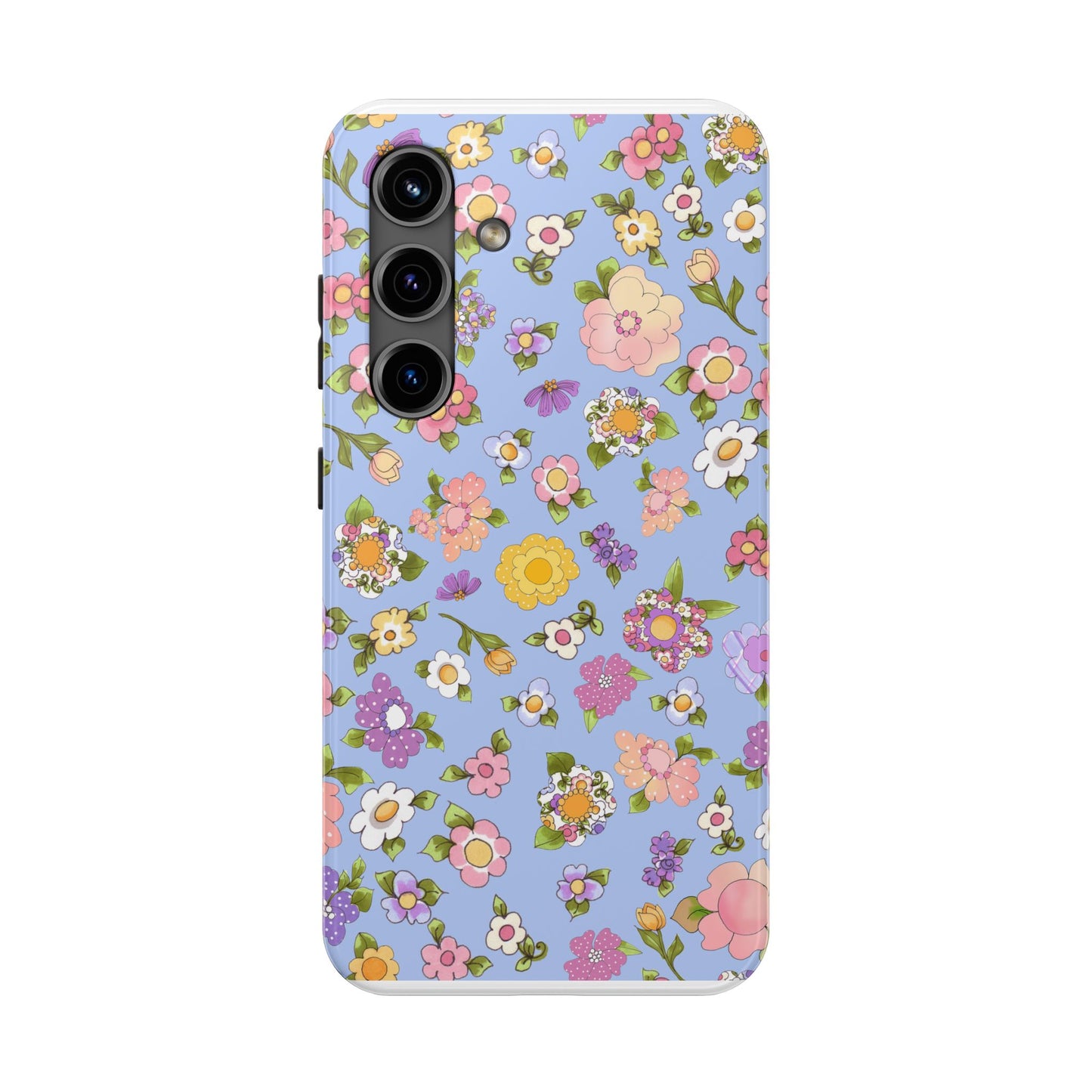 Flowery Blue Phone Case