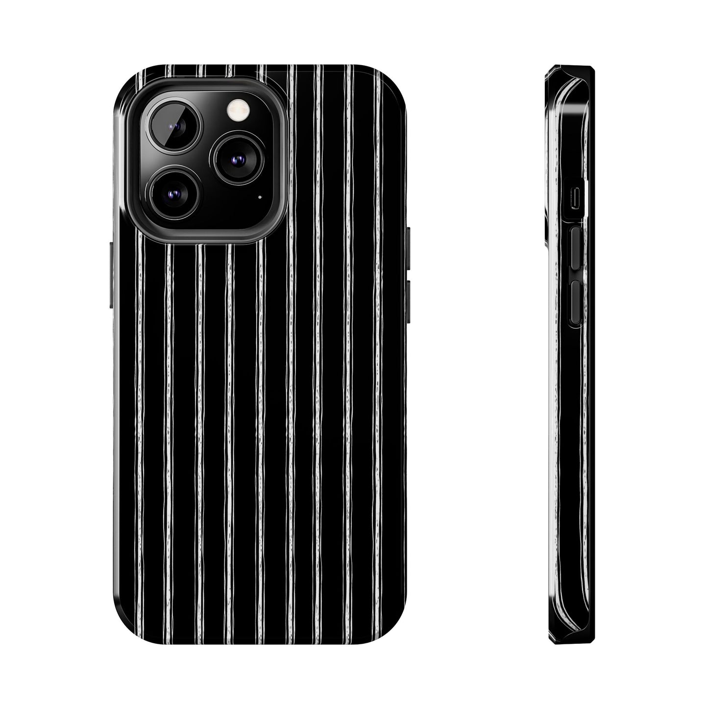 Napkin Stripe Black / White Phone Case