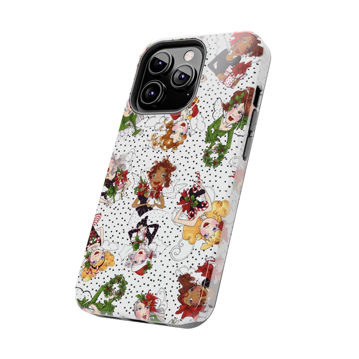 Fairy Toss White / Black Phone Case
