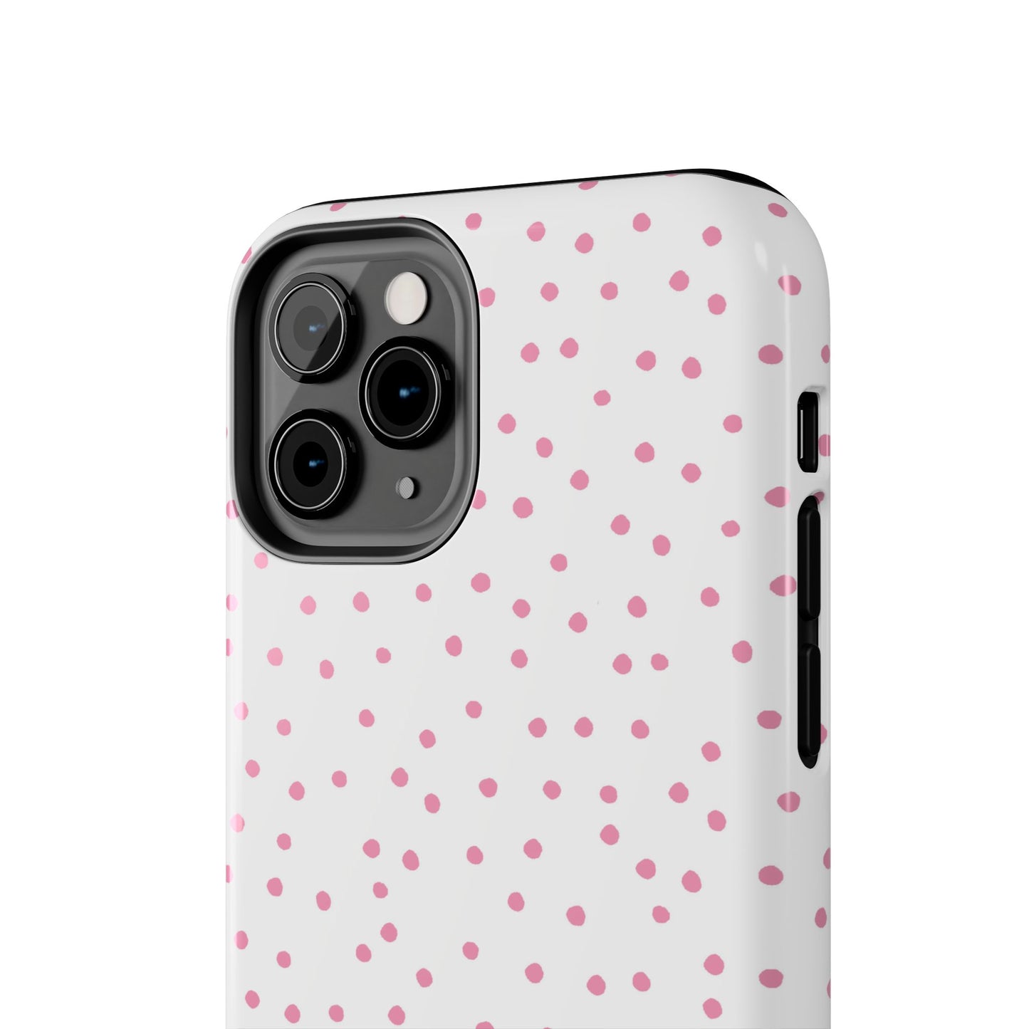 Dinky Dots White / Pink Phone Case