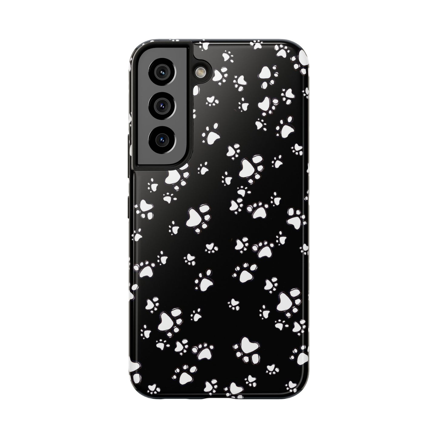 Paw Flakes Black Phone Case
