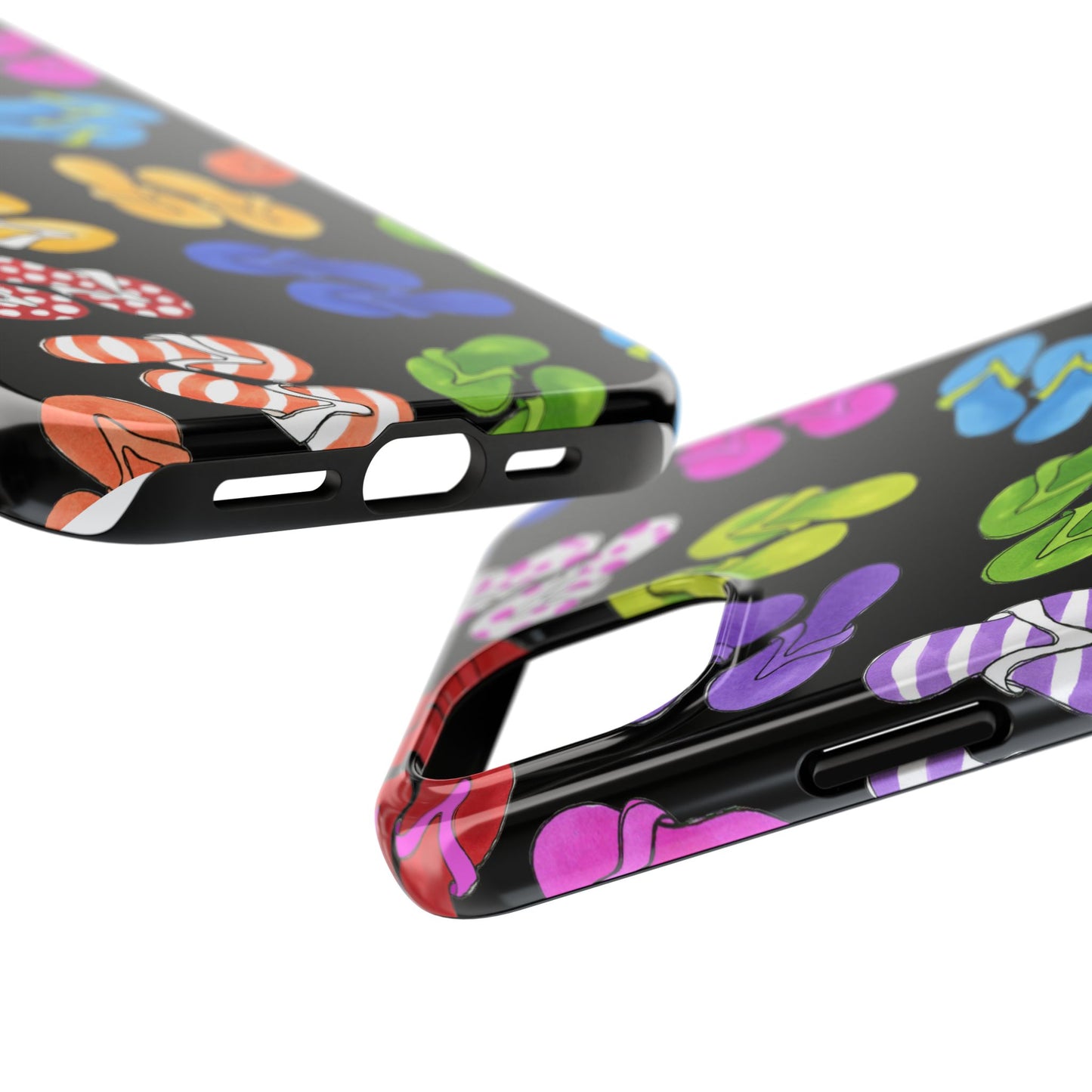 Fun Flops Black Phone Case