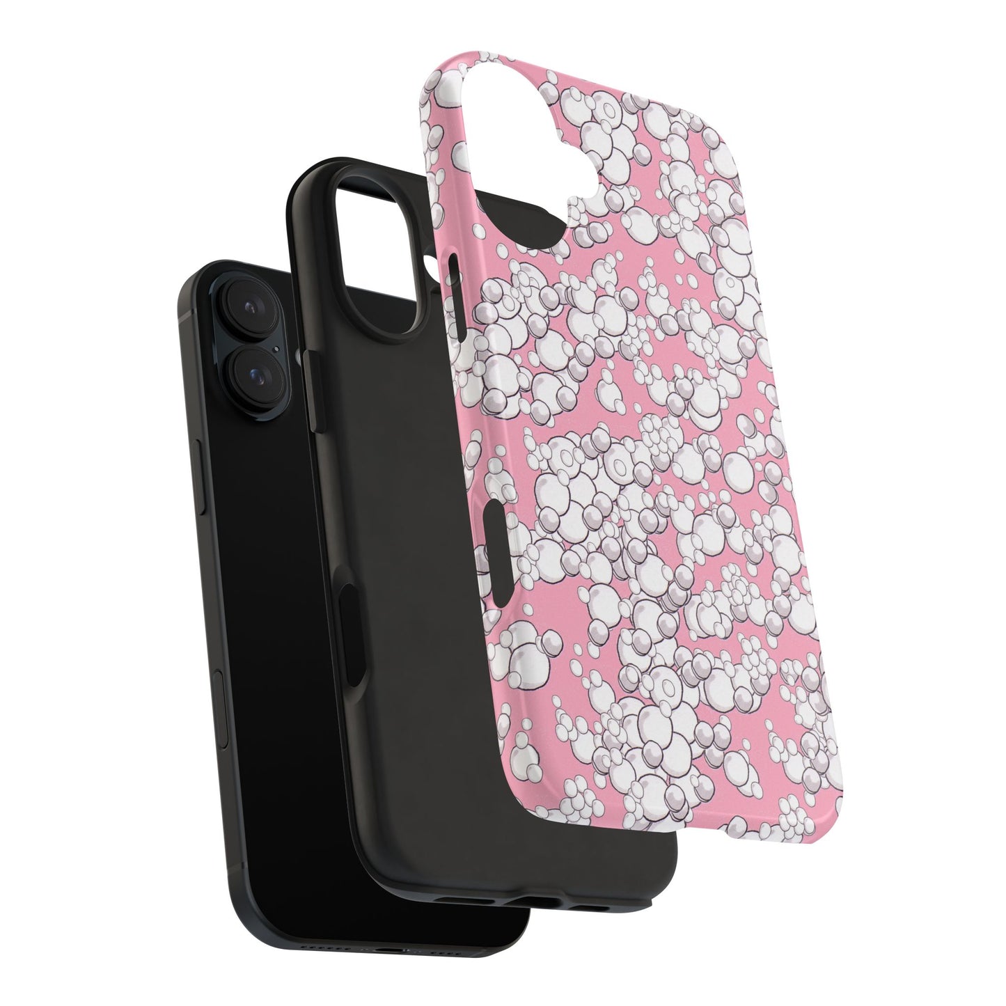 Bubble Dots Pink Phone Case