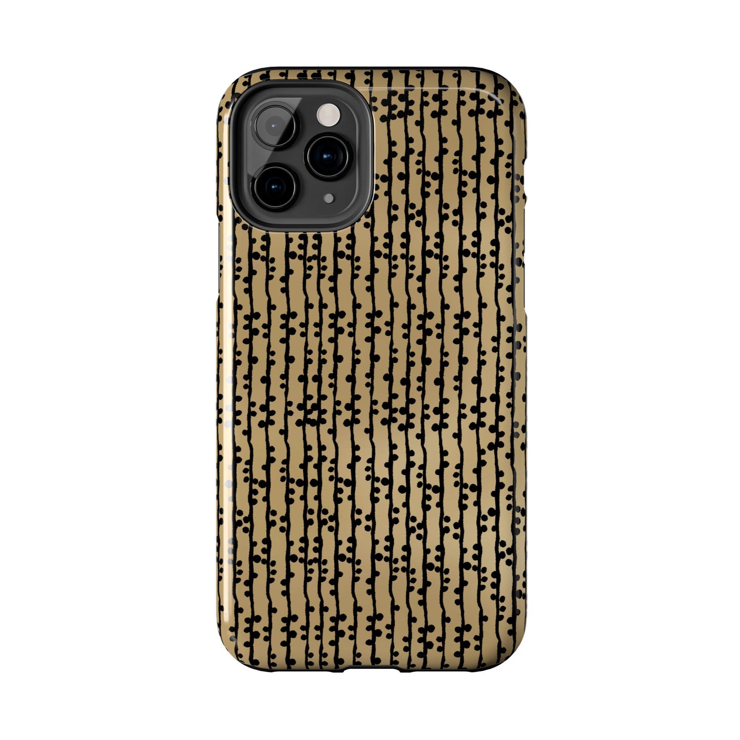 Loopy Stripe Tan Phone Case