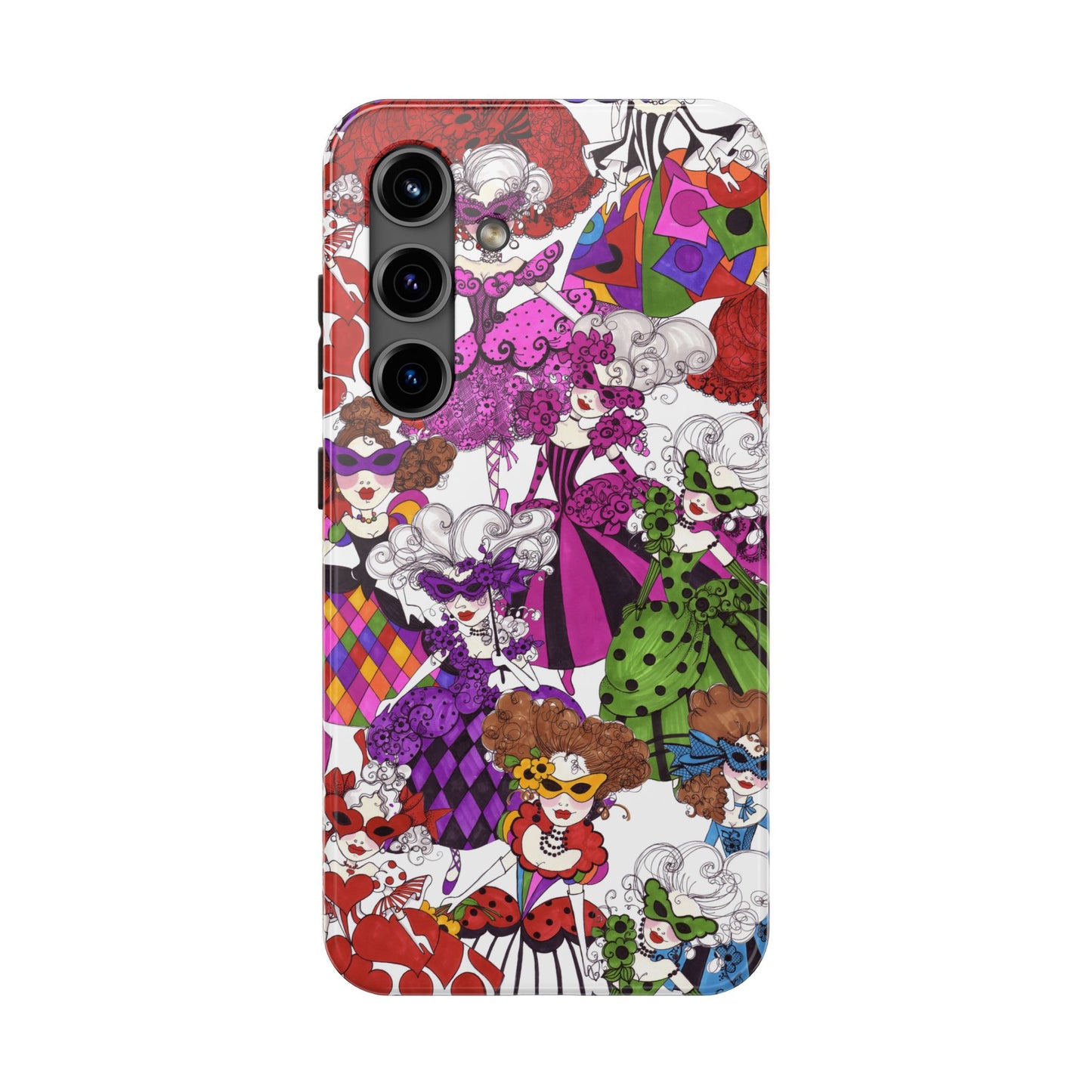 Crowded Dance Floor White Phone Case