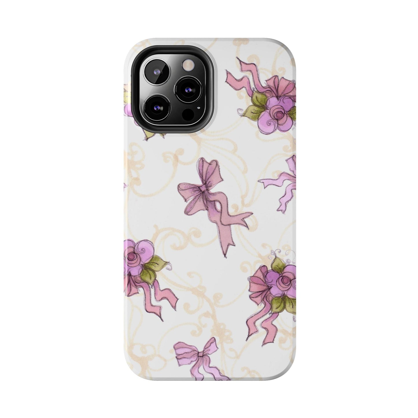 Flower Model Bow Flowers Phone Case