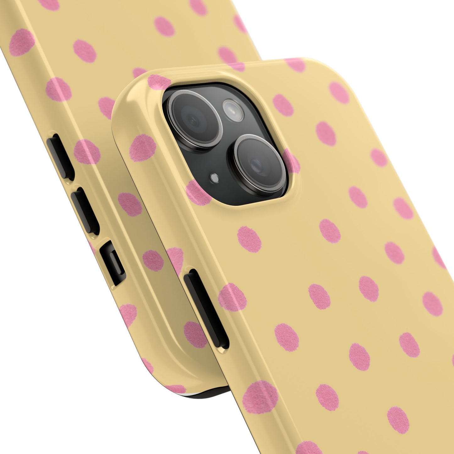 Medium Dots Sunshine / Pink Phone Case