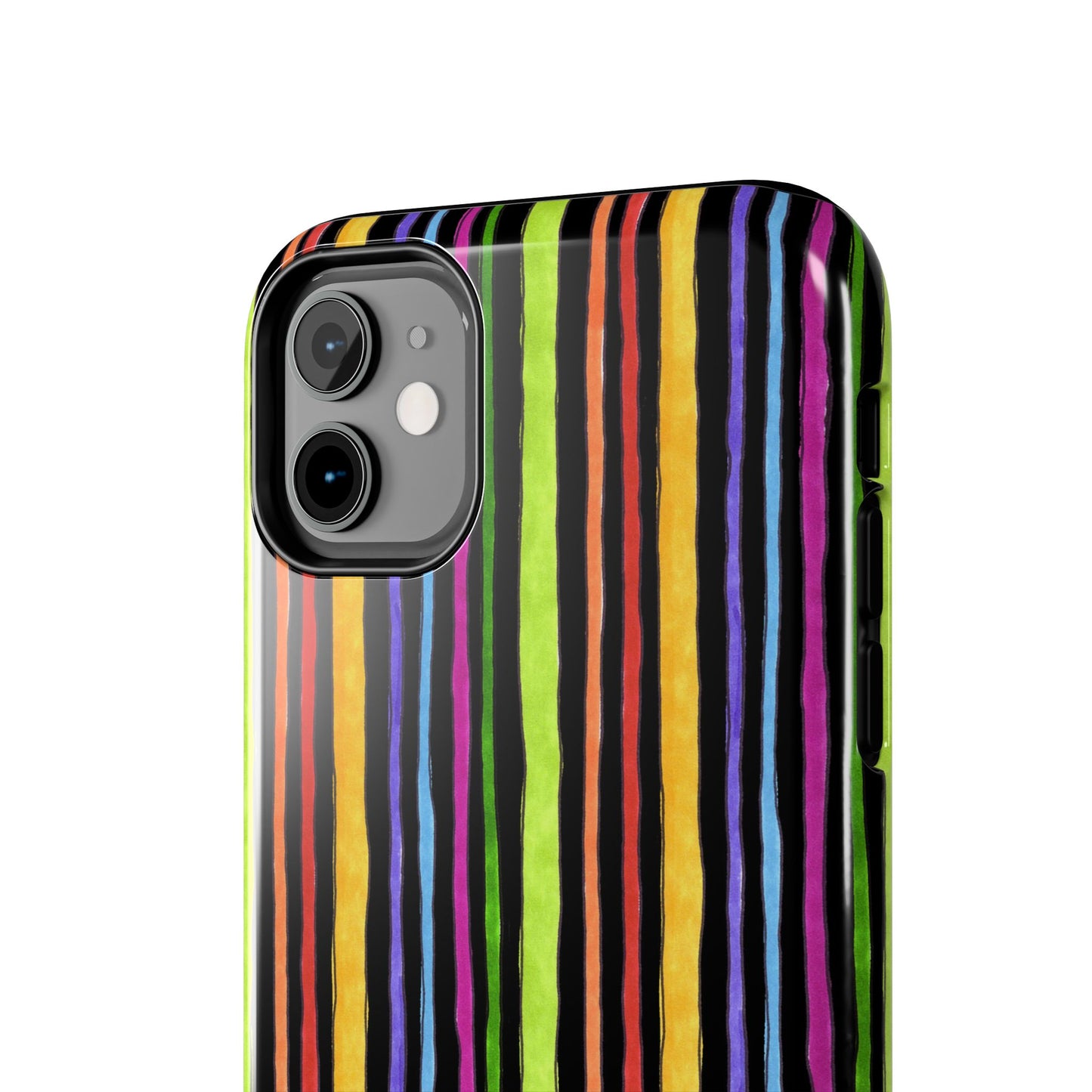 Stripe Fancy Black Phone Case