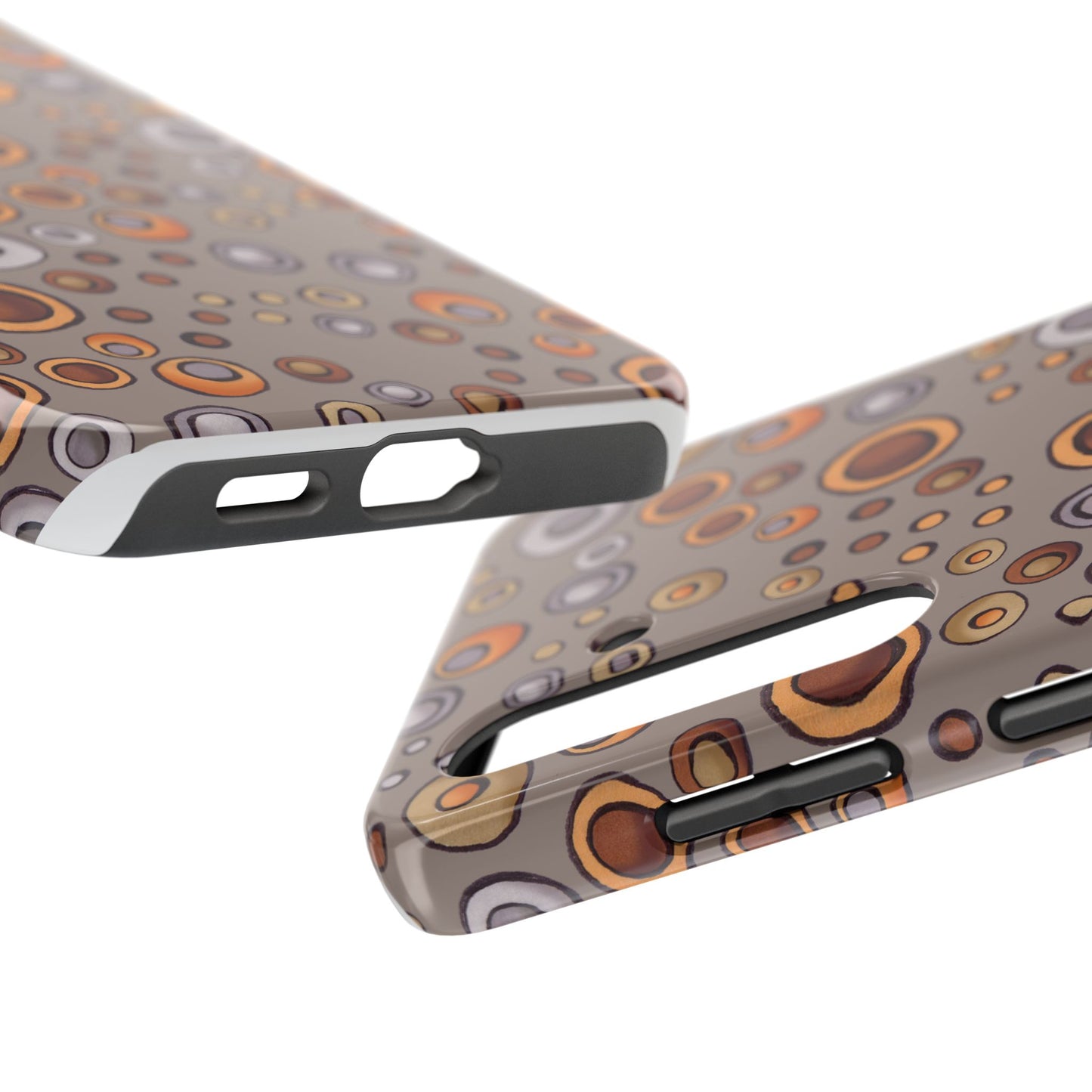 Doggy Dots Gray Phone Case