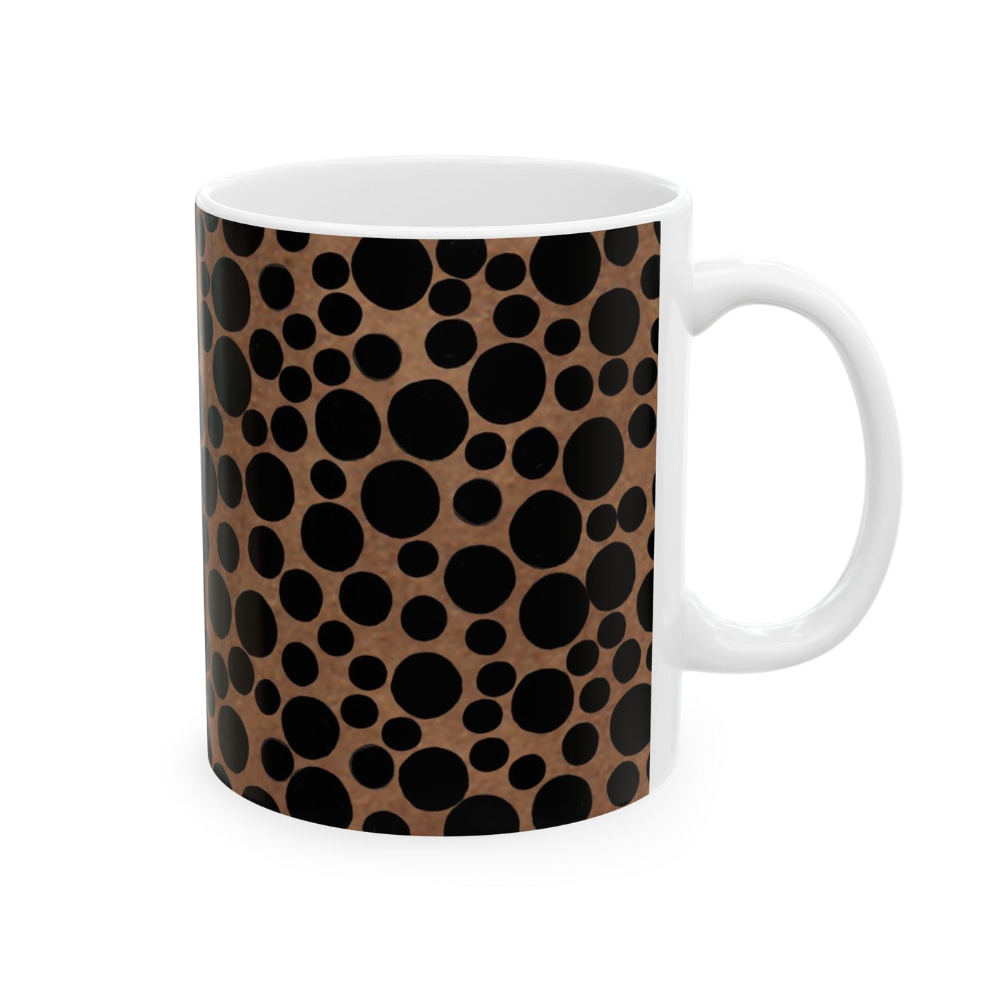 Felt Dots Caramel Cup