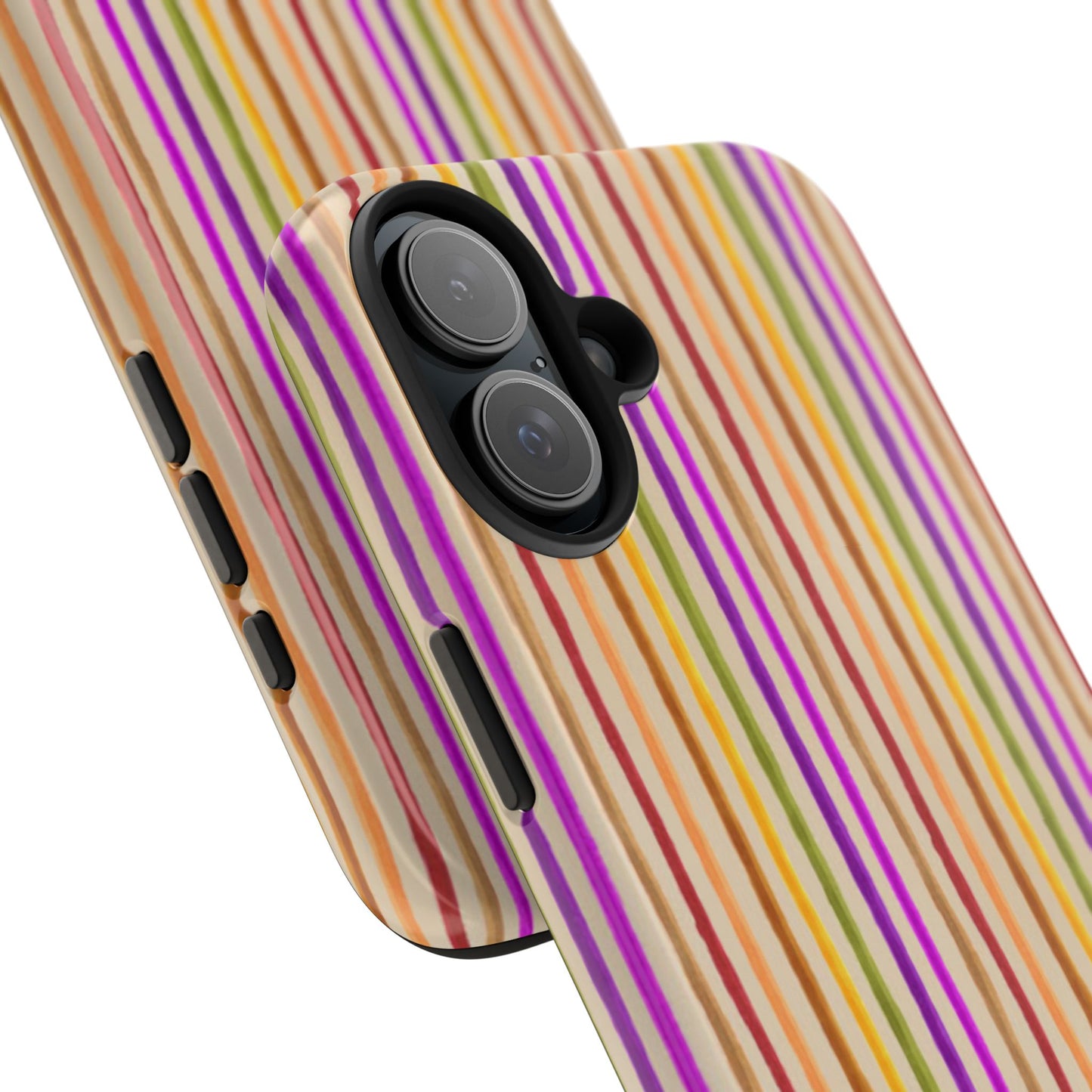 Spice Stripe Muslin Phone Case