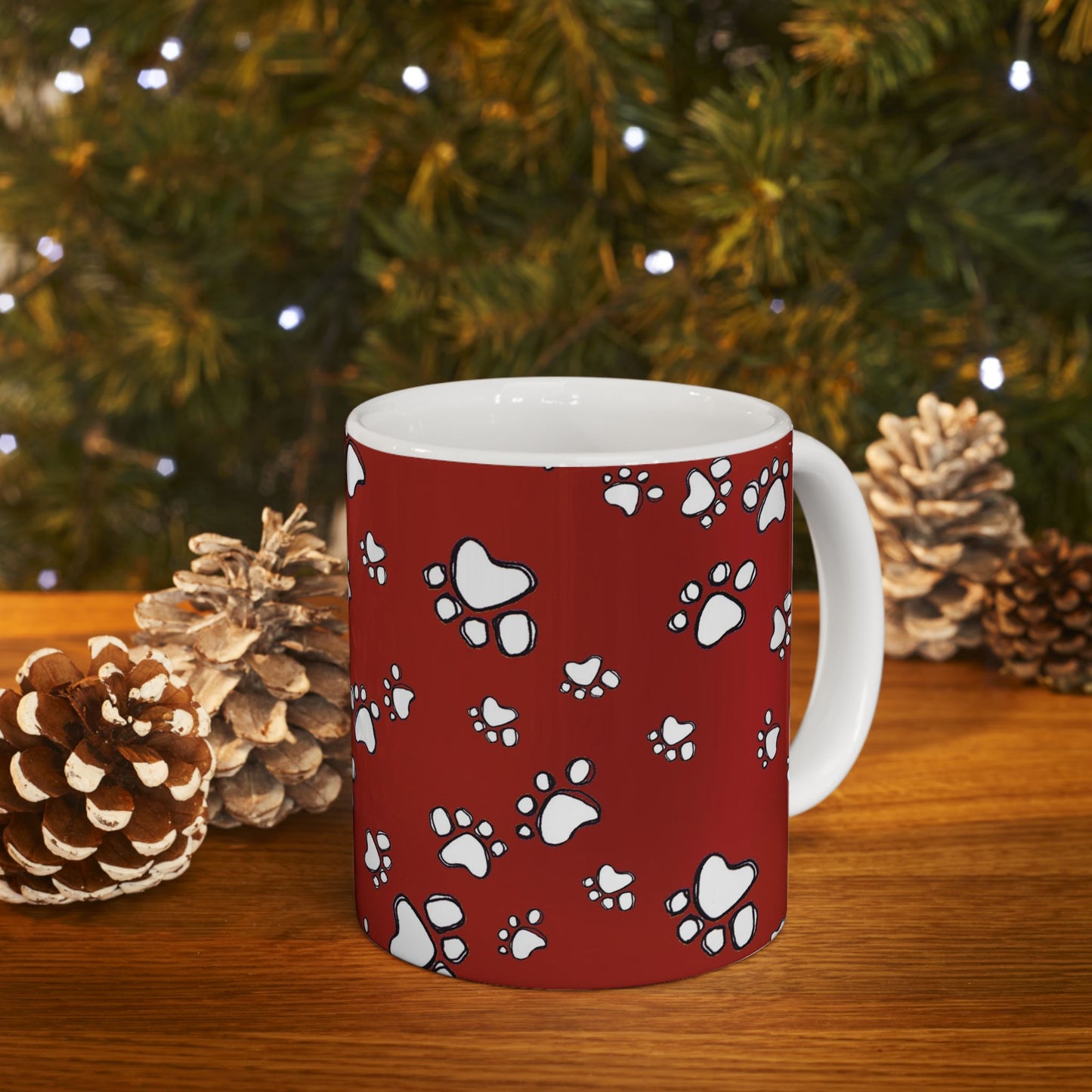 Paw Flakes Red Cup