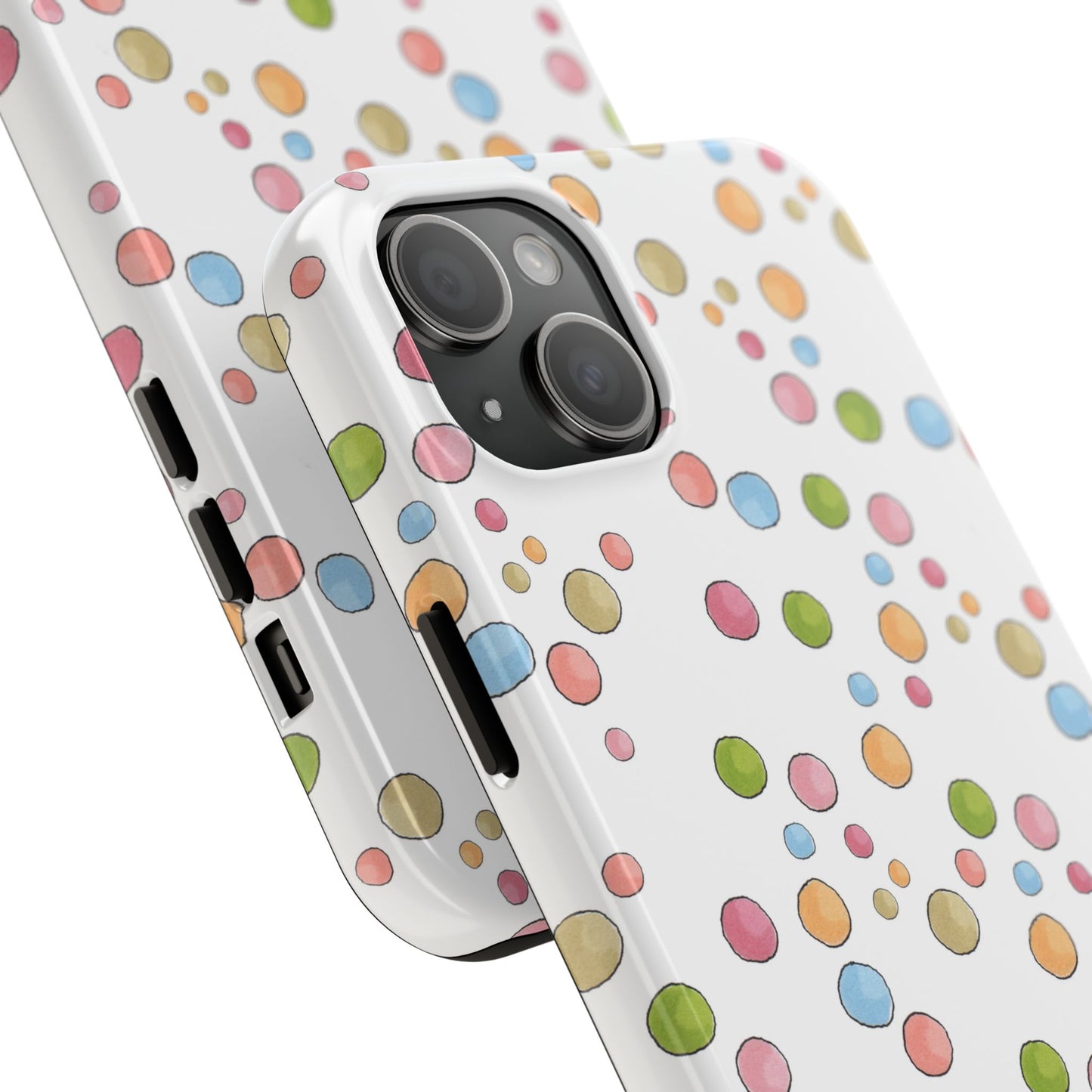 Clown Dots White Phone Case