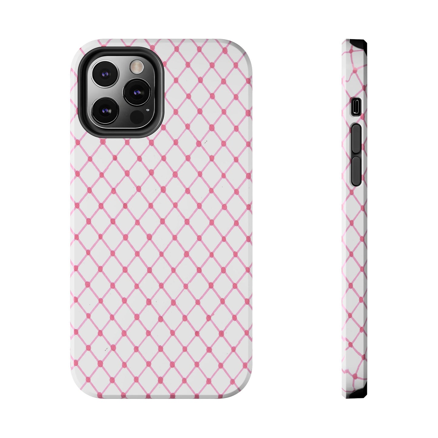 Diamond White / Pink Phone Case