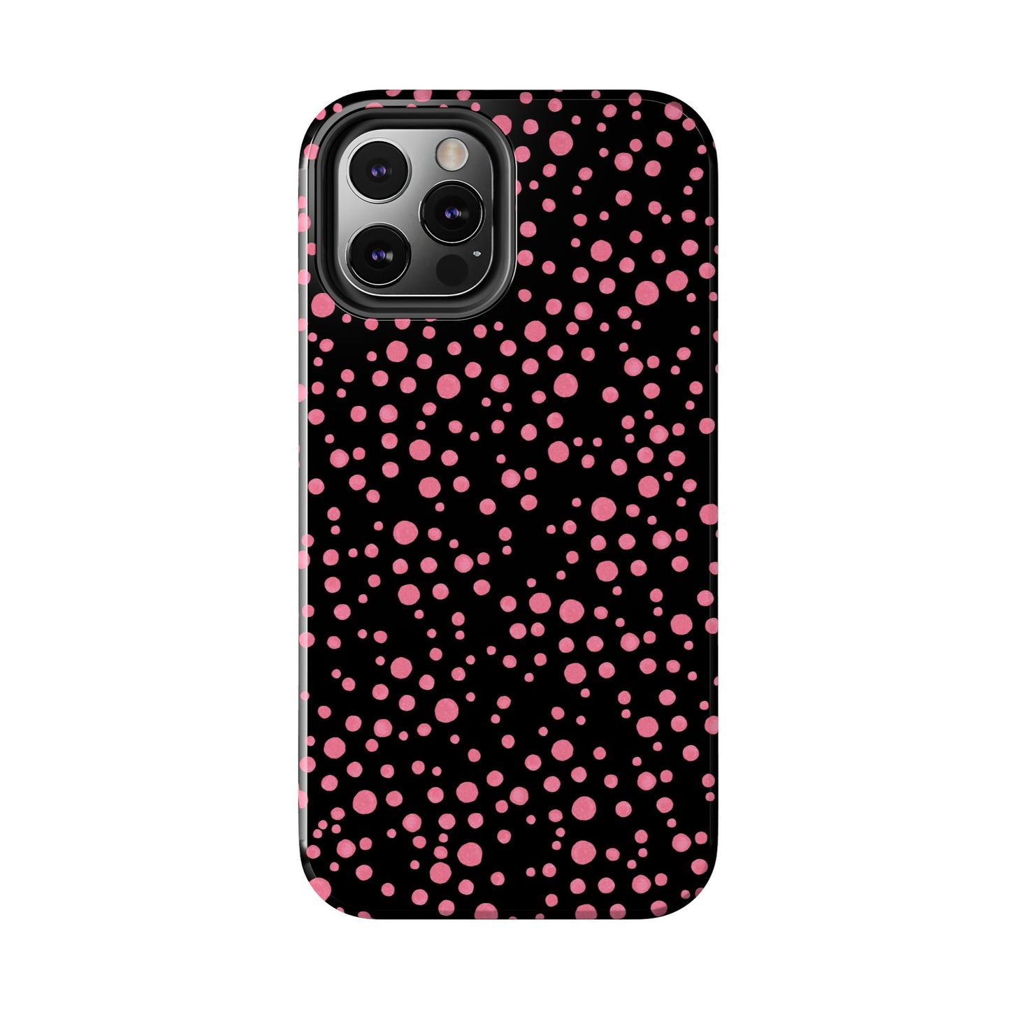Balloon Dots Black / Pink Phone Case