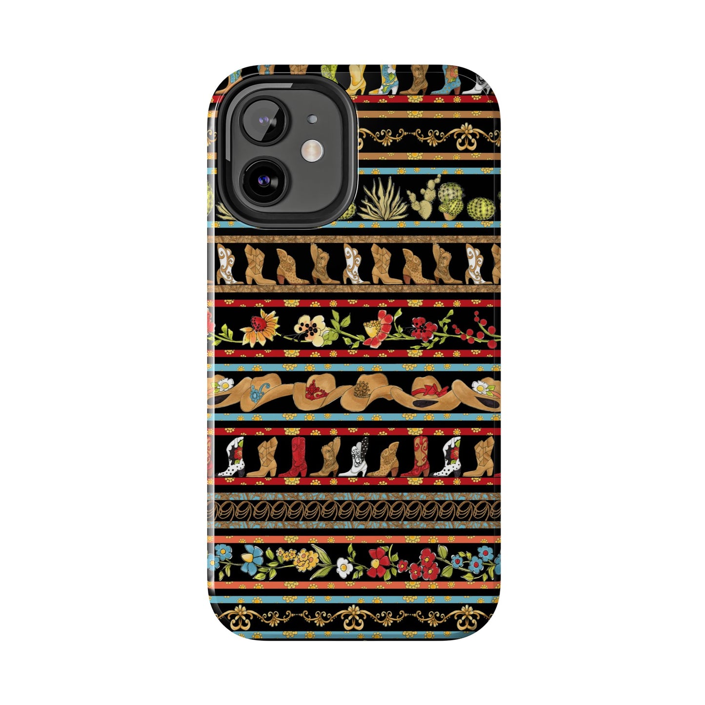 Whoa Borders Black Phone Case