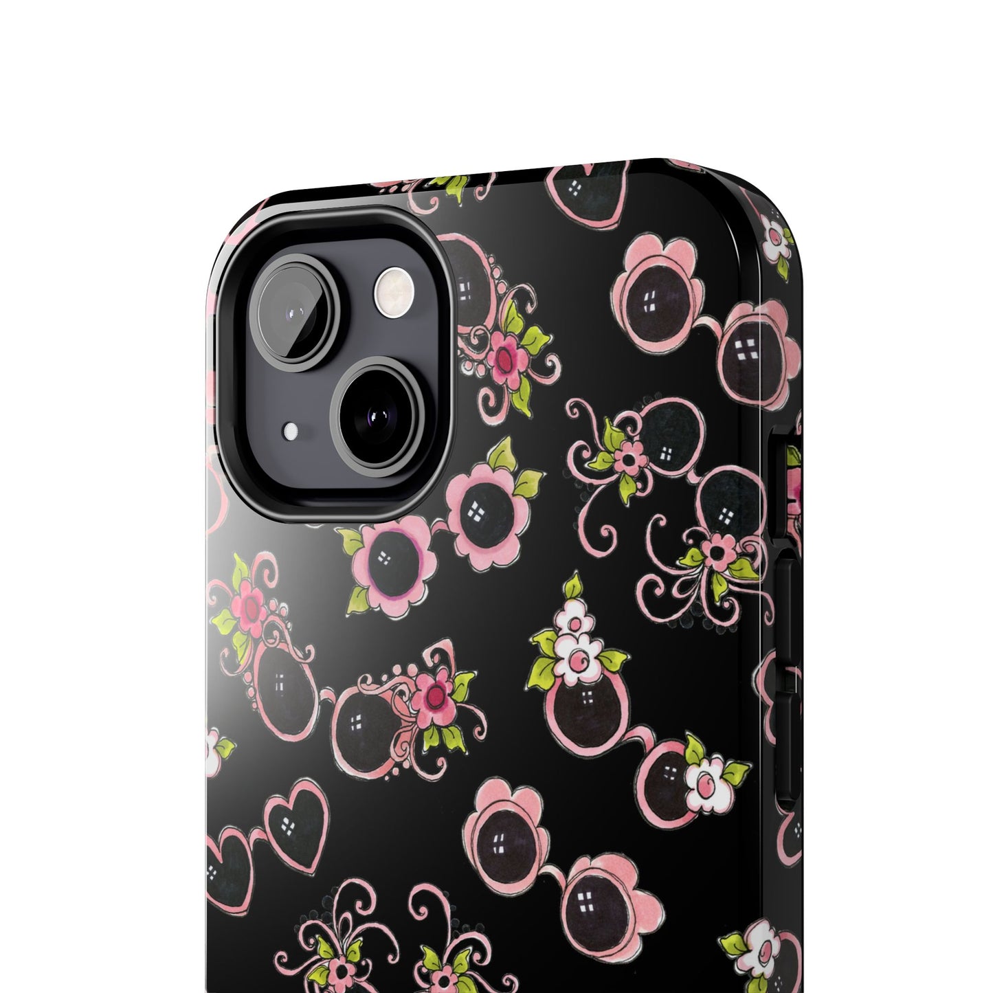 Tossed Shades Black Phone Case