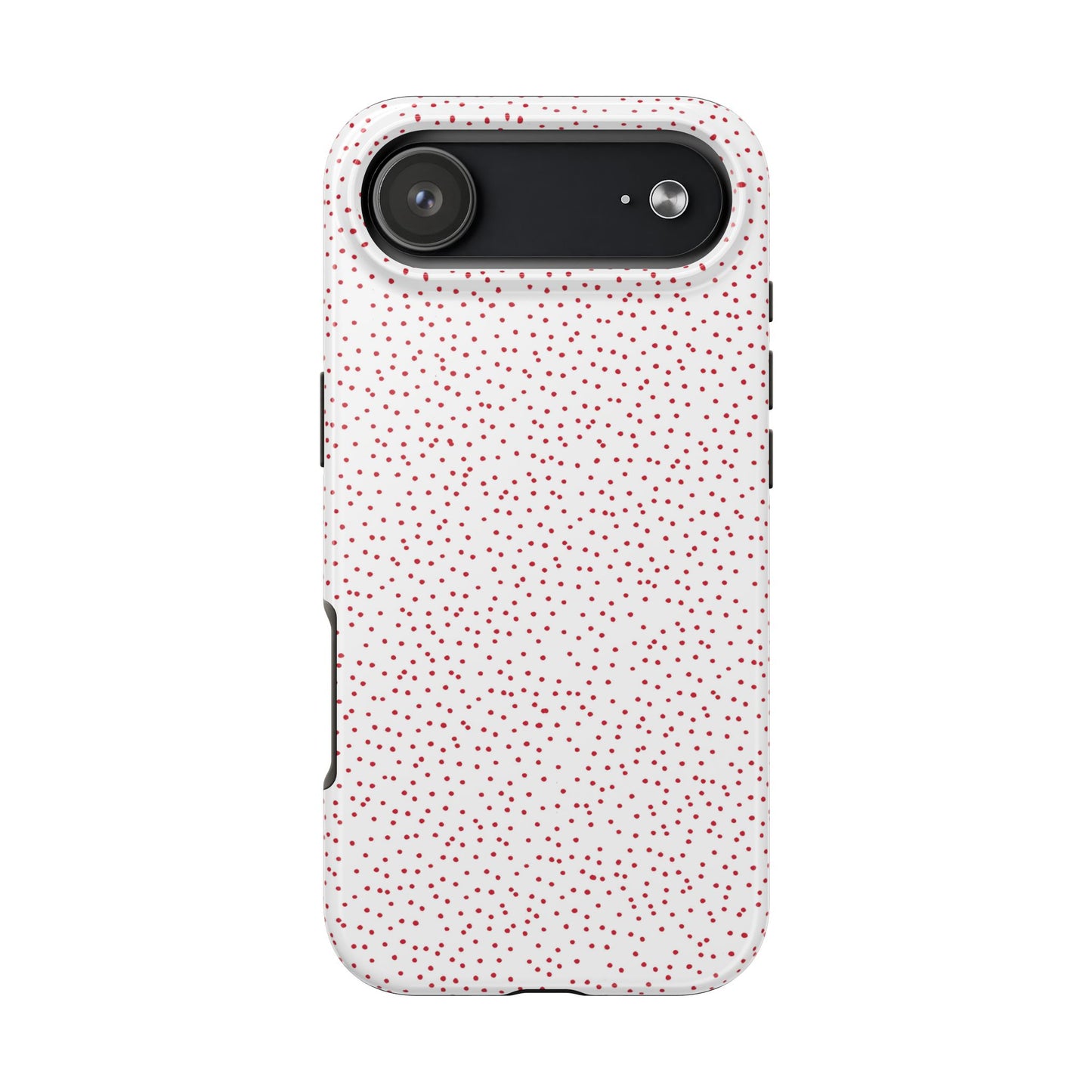Dinky Dots White / Red Phone Case