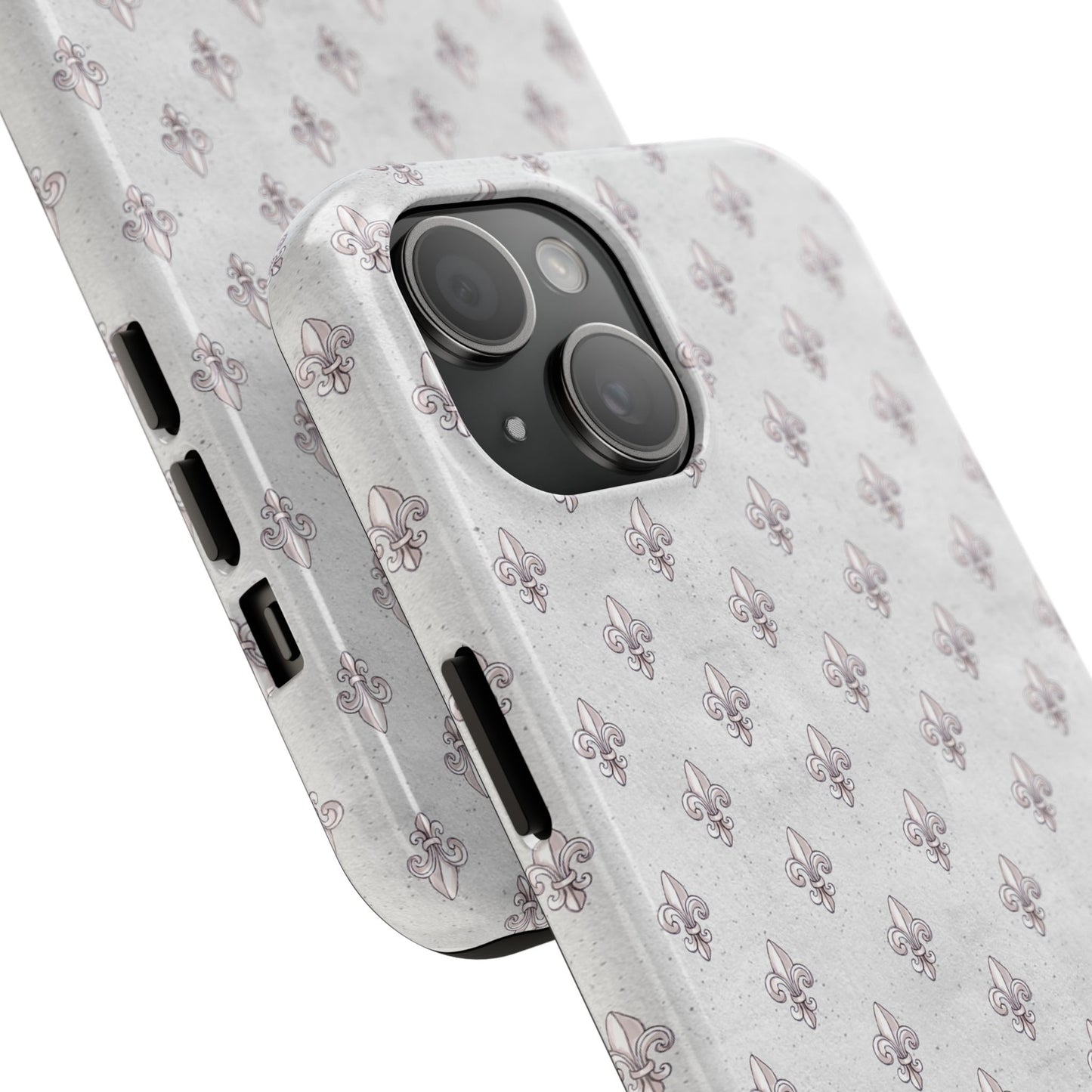 Fleurs Silver Phone Case