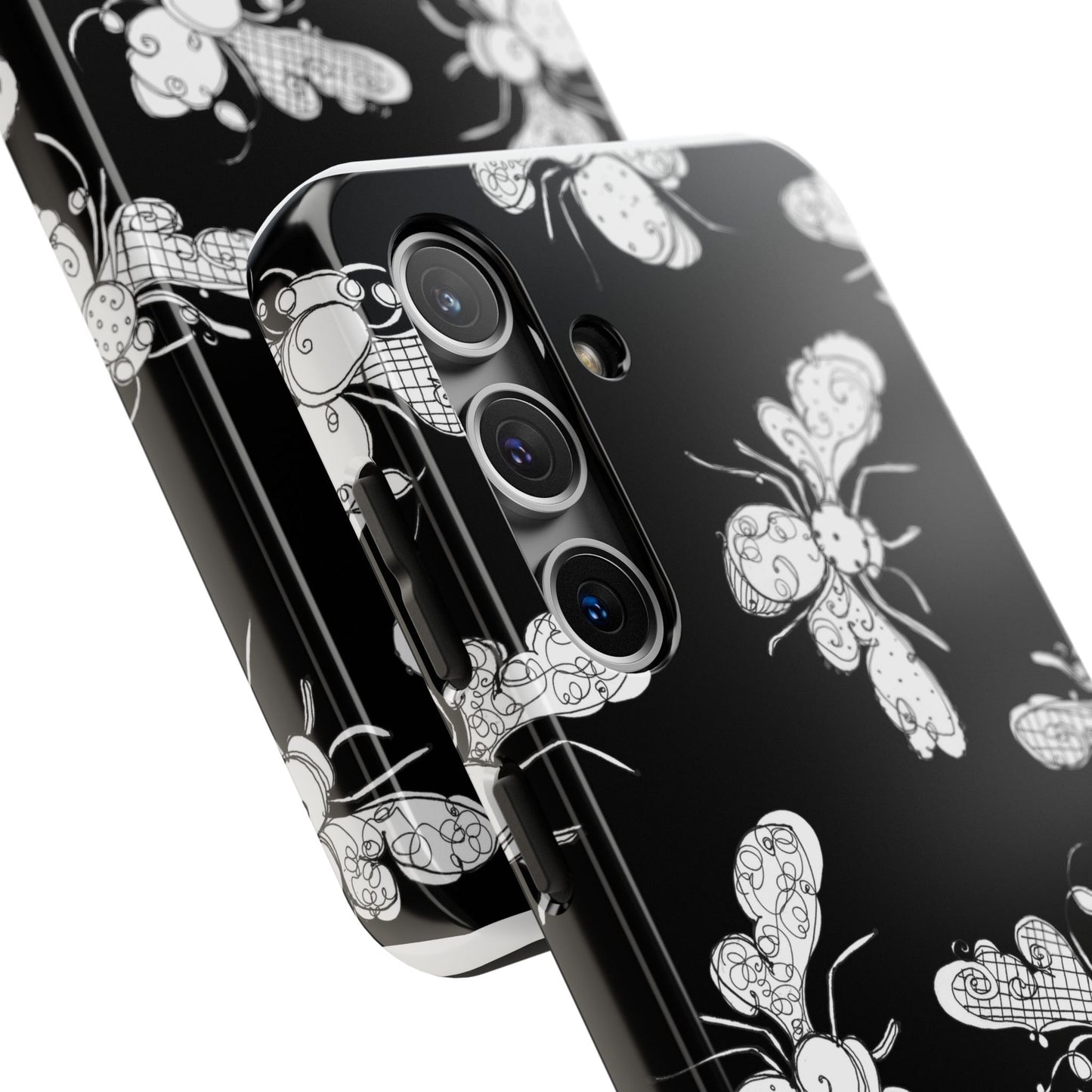 Busy Bee Black Phone Case