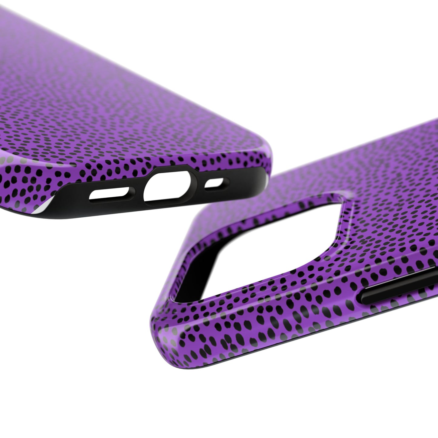 Gypsy Dots Purple / Black Phone Case