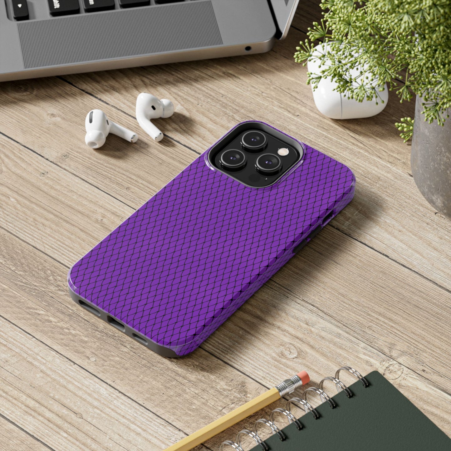 Fishnet Purple Phone Case