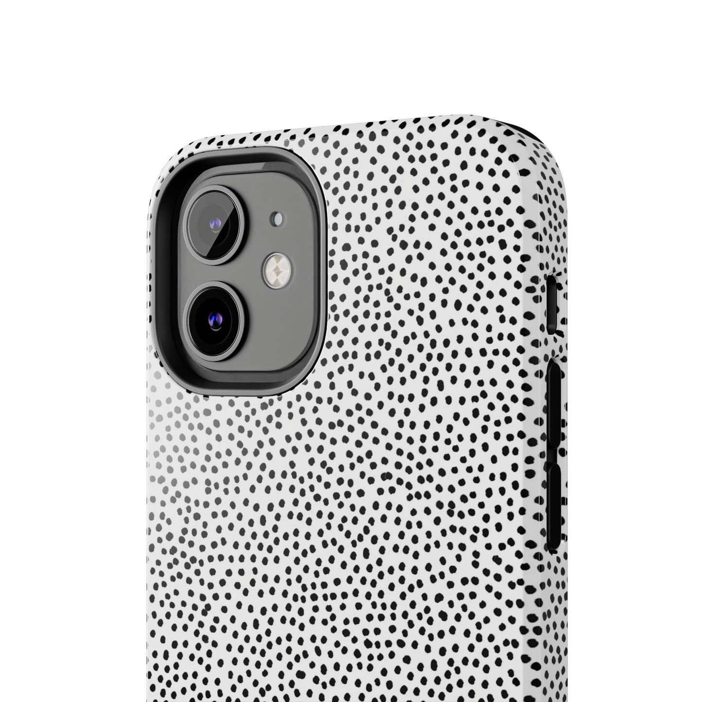 Baby Dots White / Black Phone Case