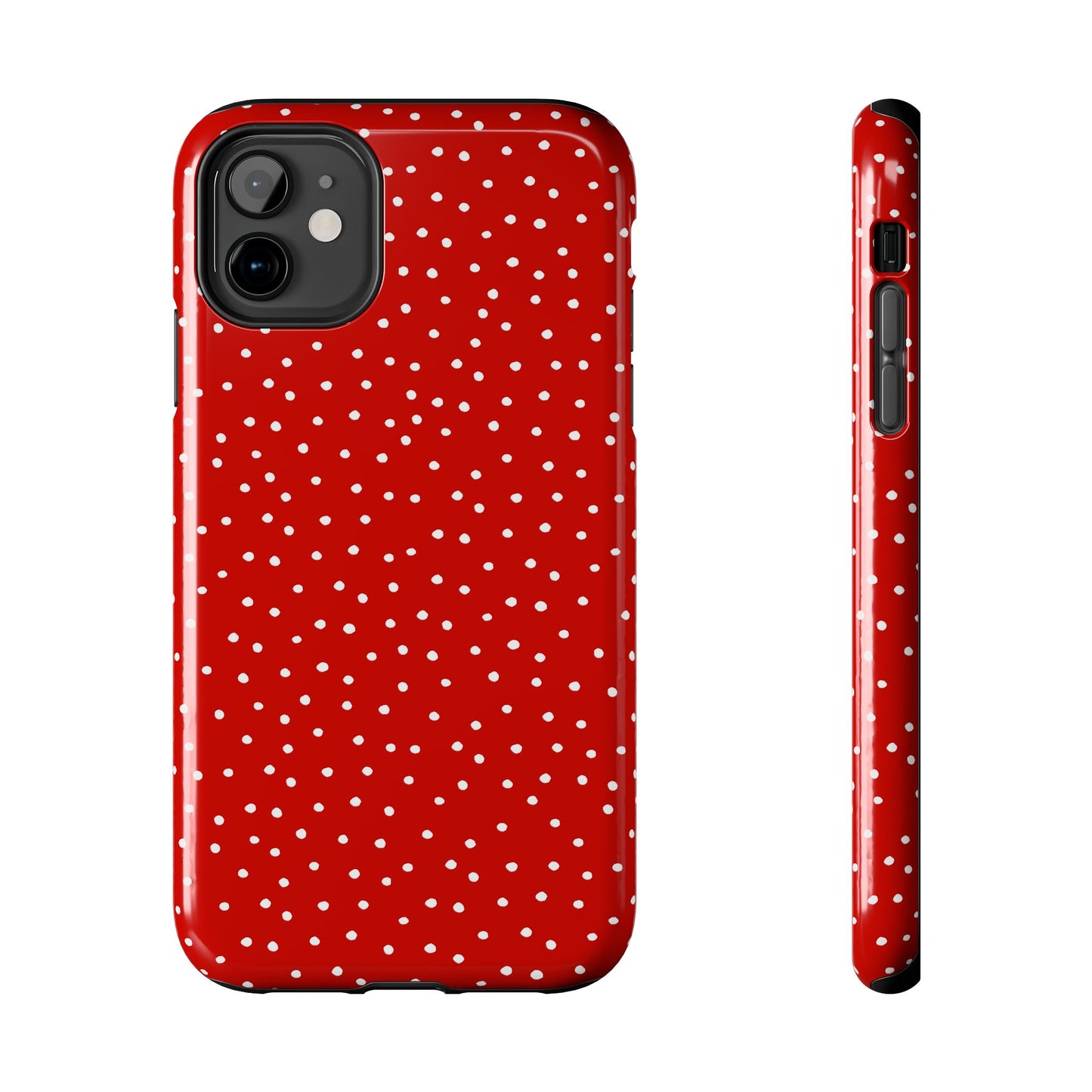 Dinky Dots Red / White Phone Case