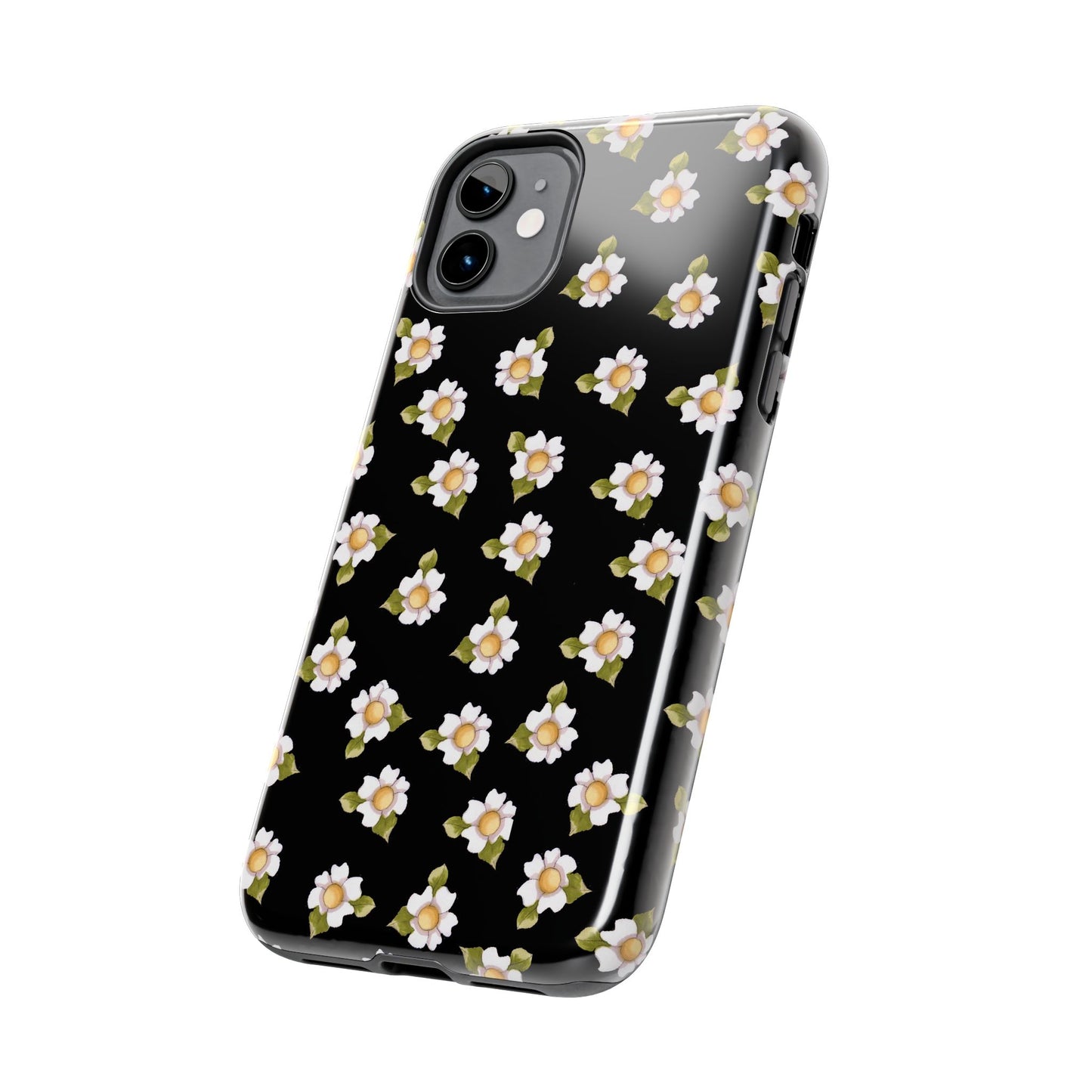 Daisies Black Phone Case