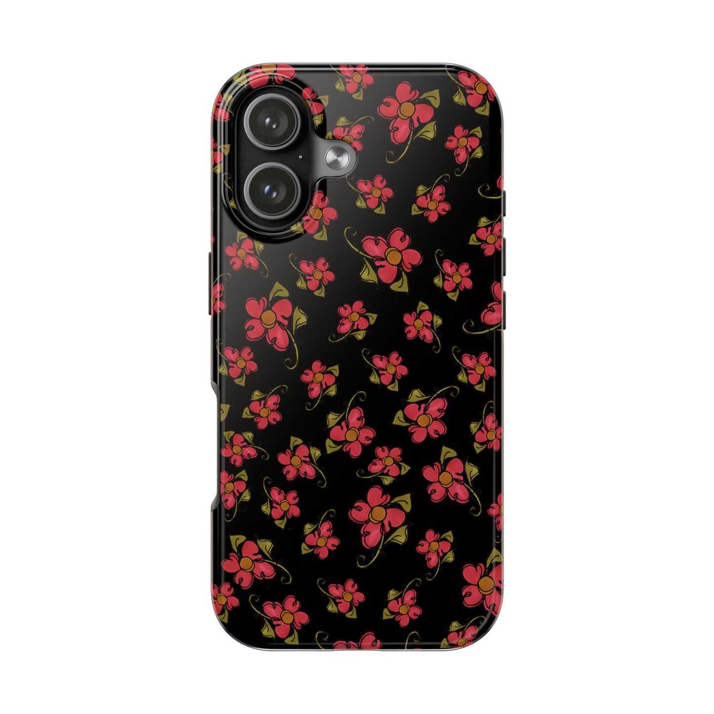 Daisy Caper Black Phone Case