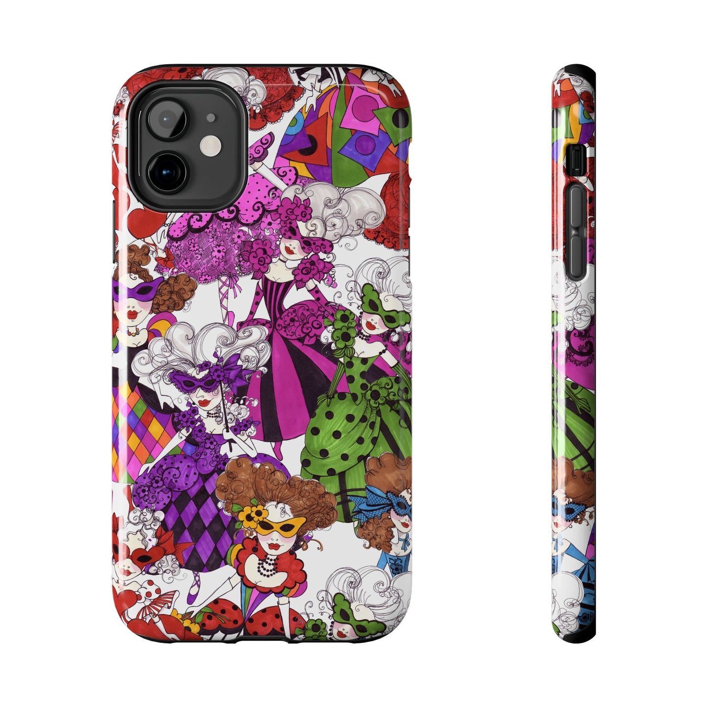 Crowded Dance Floor White Phone Case