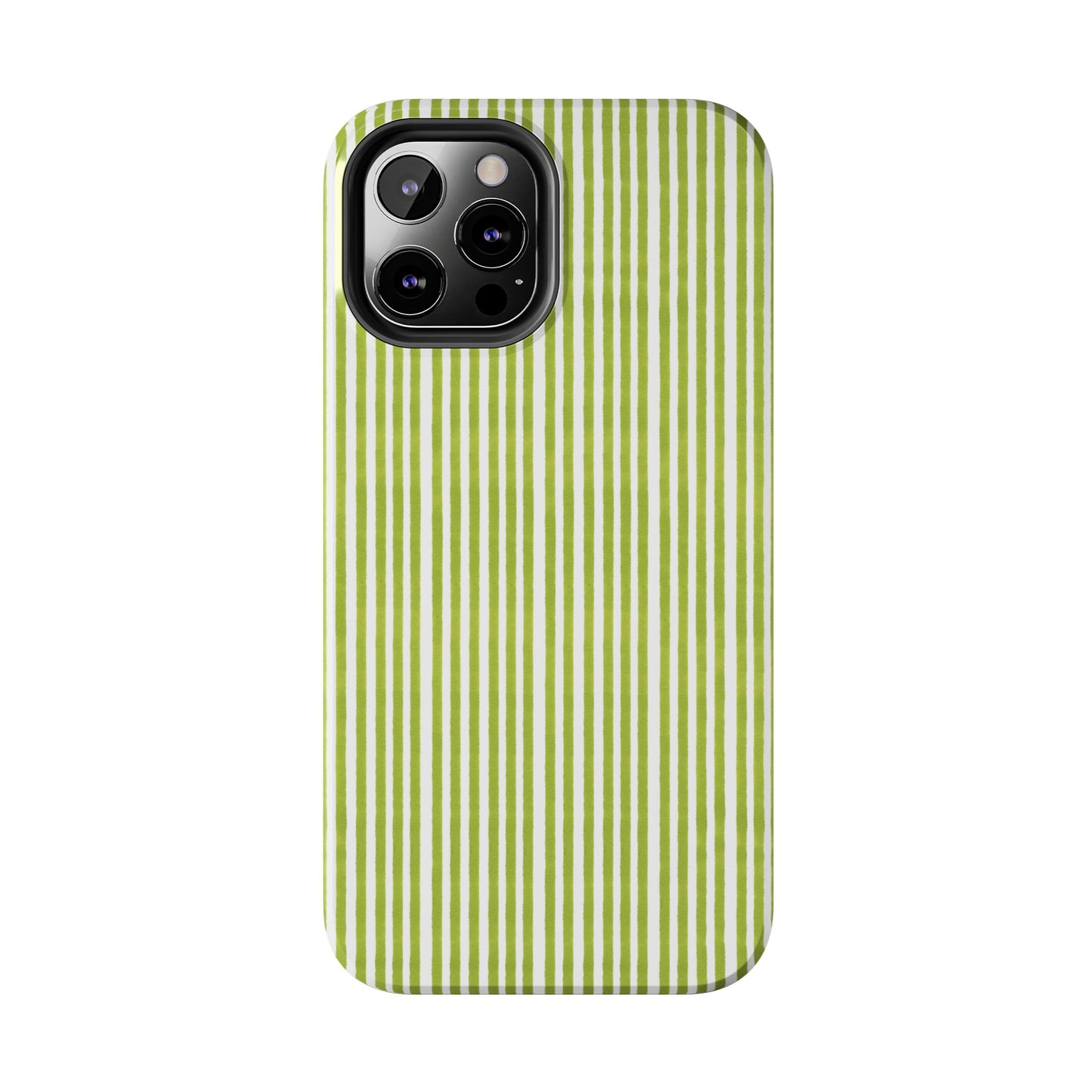 Lazy Stripe Lime Phone Case