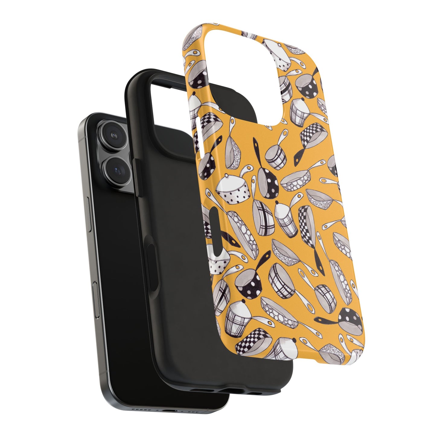 Pots & Pans Flyin' Yellow Phone Case