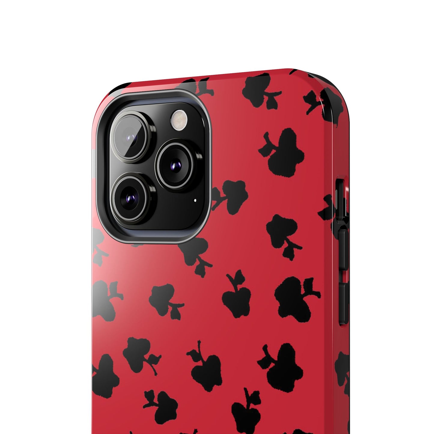 Happy Apples Red / Black Phone Case