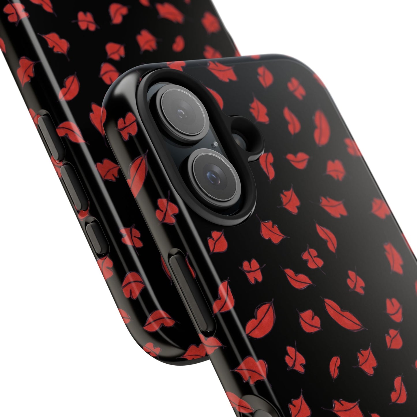 Autumn Lips Black Phone Case