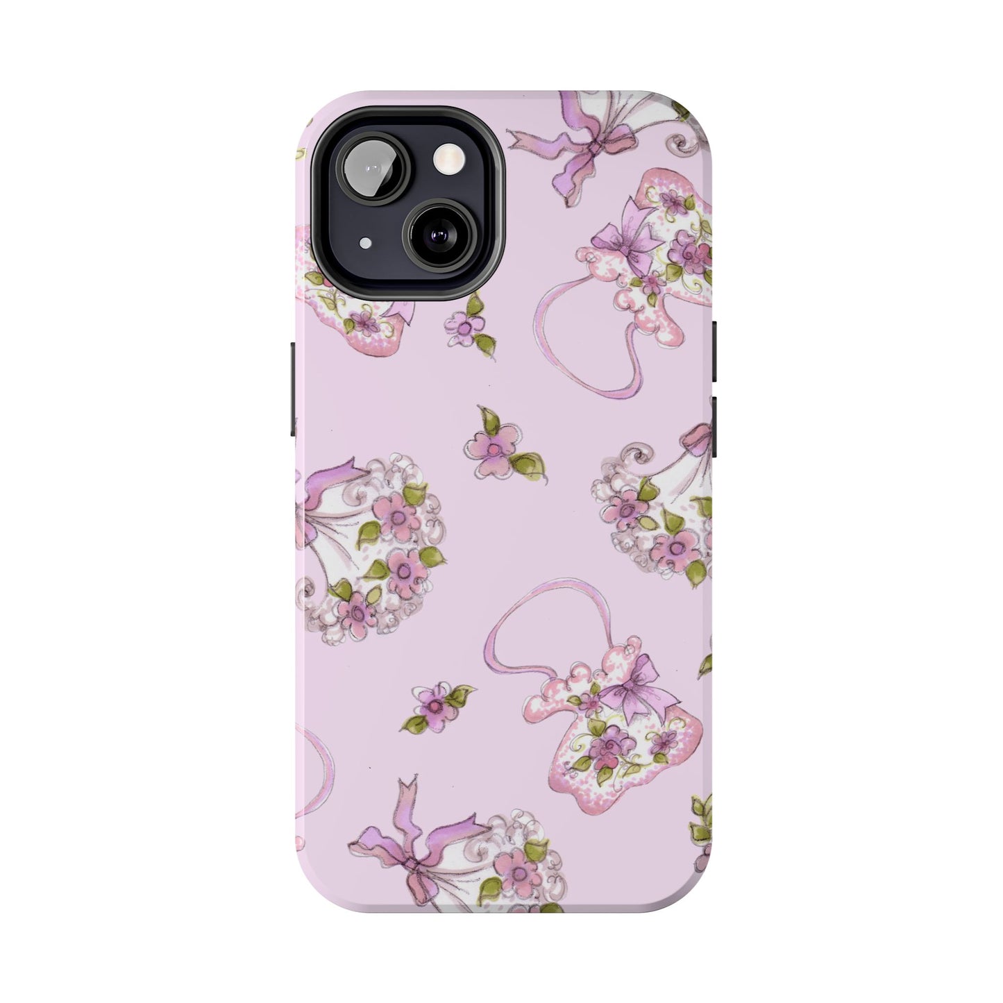 Flower Model Hand Bag Phone Case