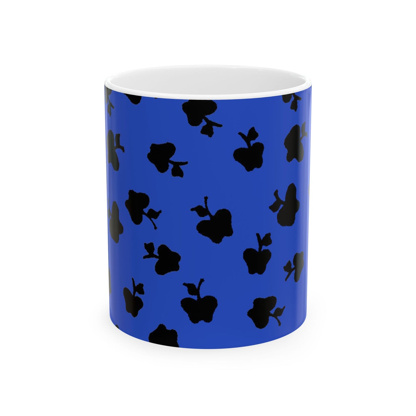 Happy Apples Blue / Black Cup