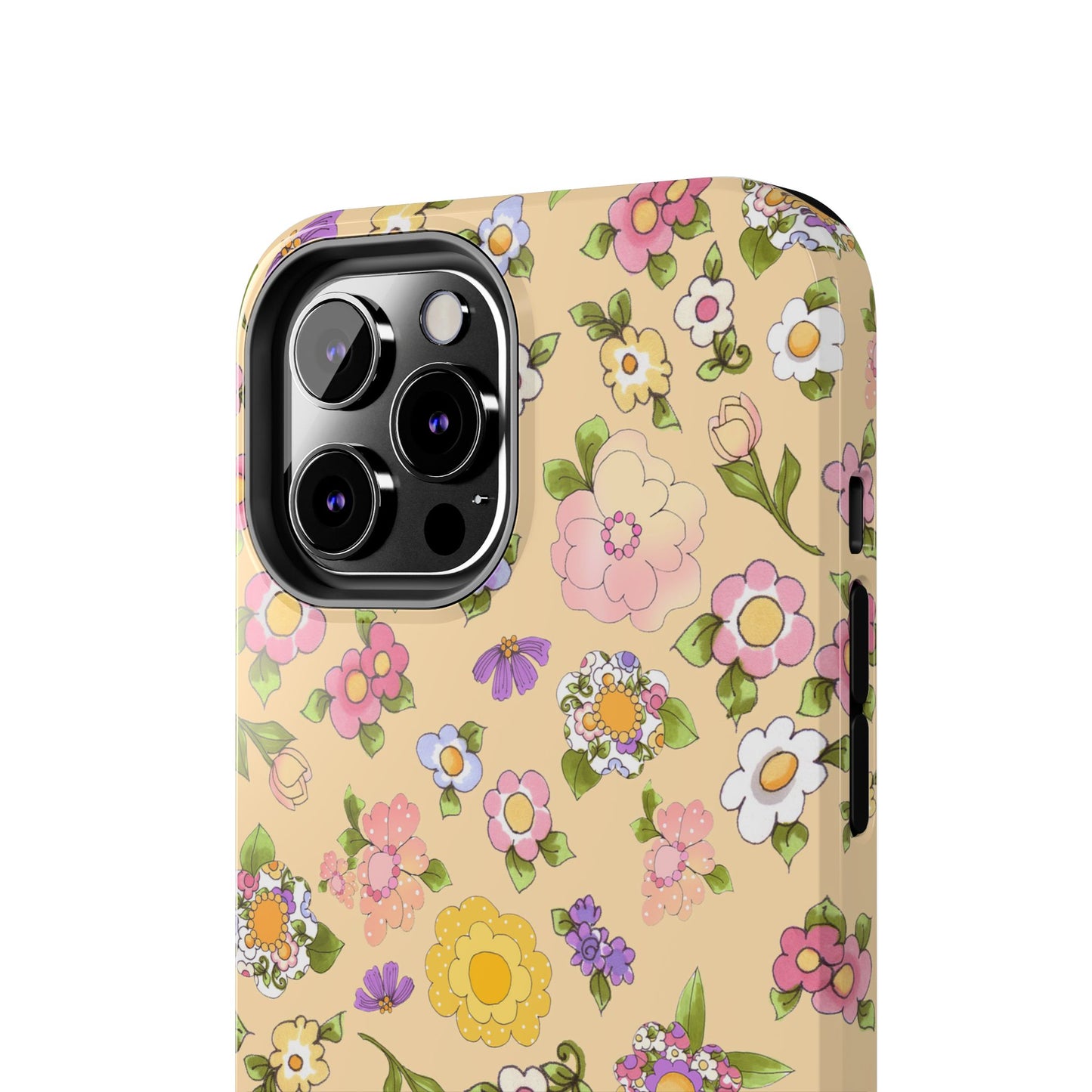 Flowery Yellow Phone Case