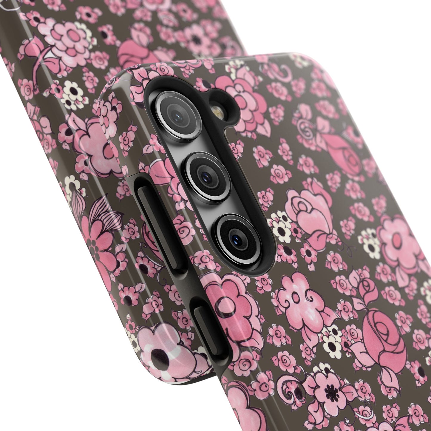 Profuse Posies Mocha Phone Case
