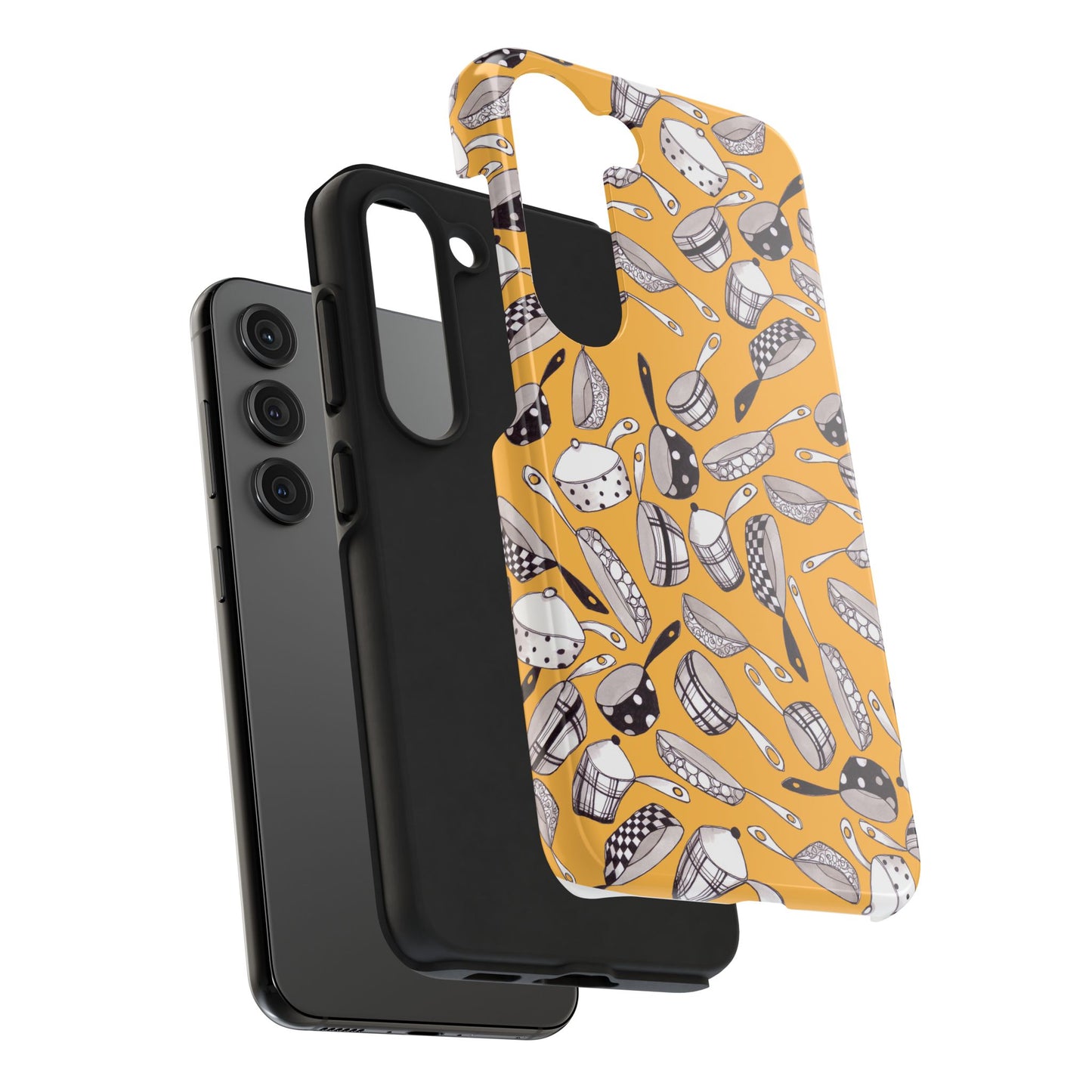 Pots & Pans Flyin' Yellow Phone Case