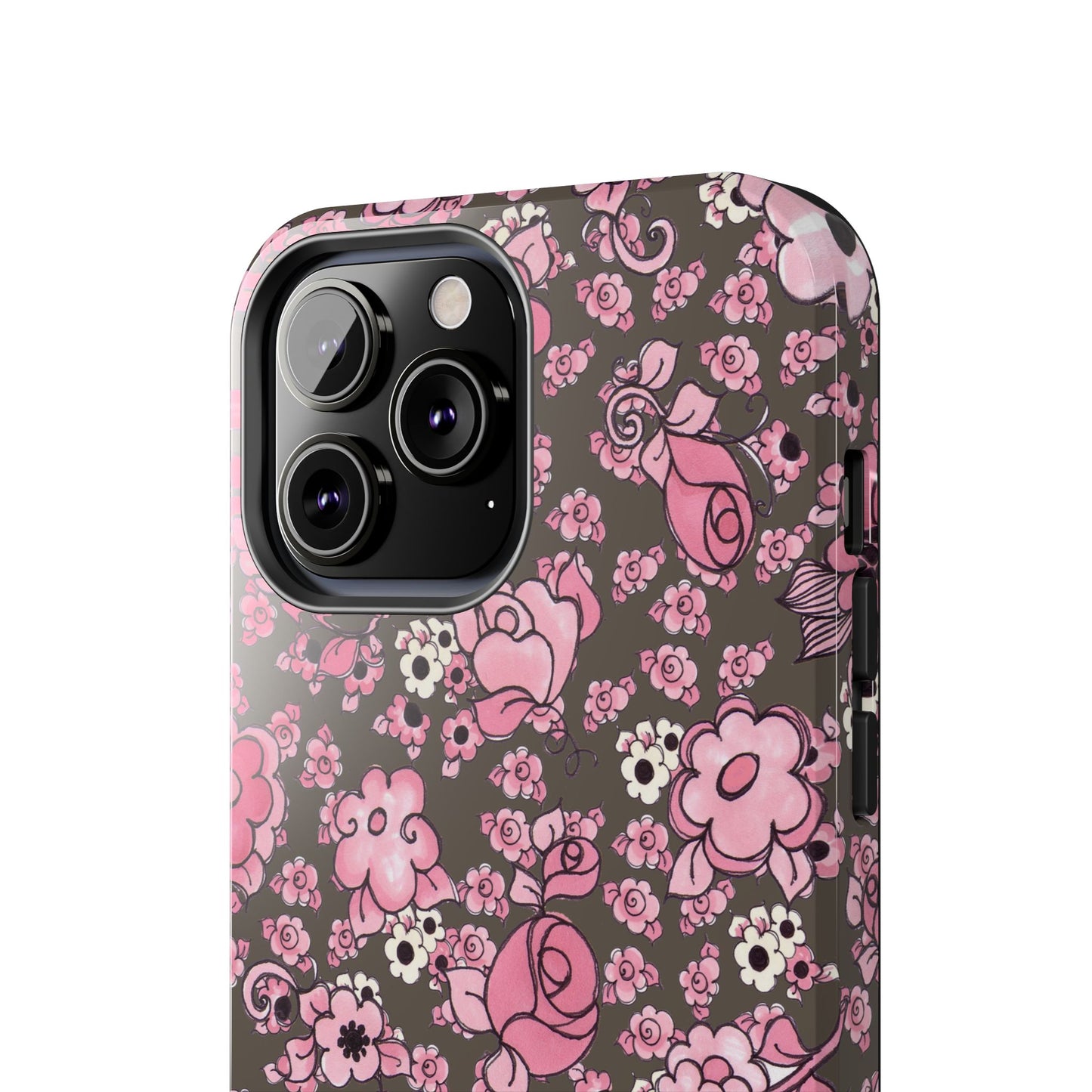Profuse Posies Mocha Phone Case