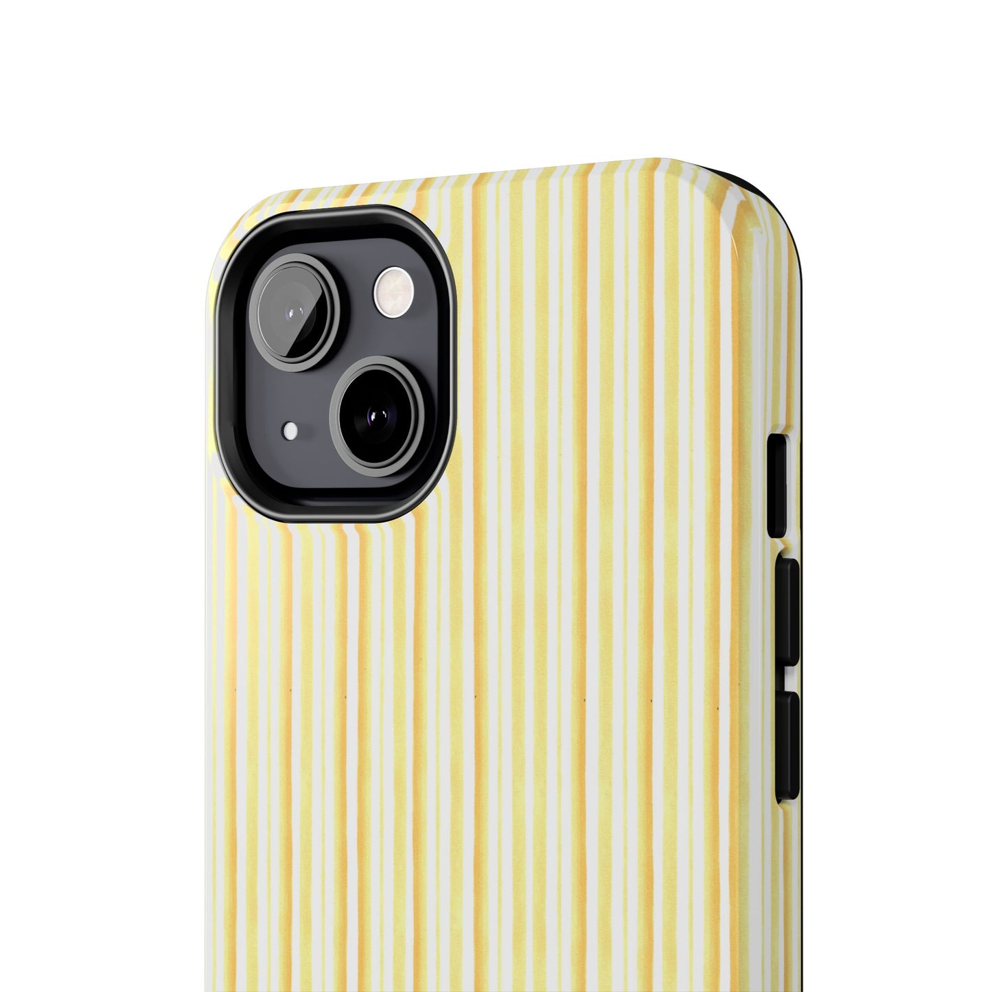Tri Stripe Yellow Phone Case
