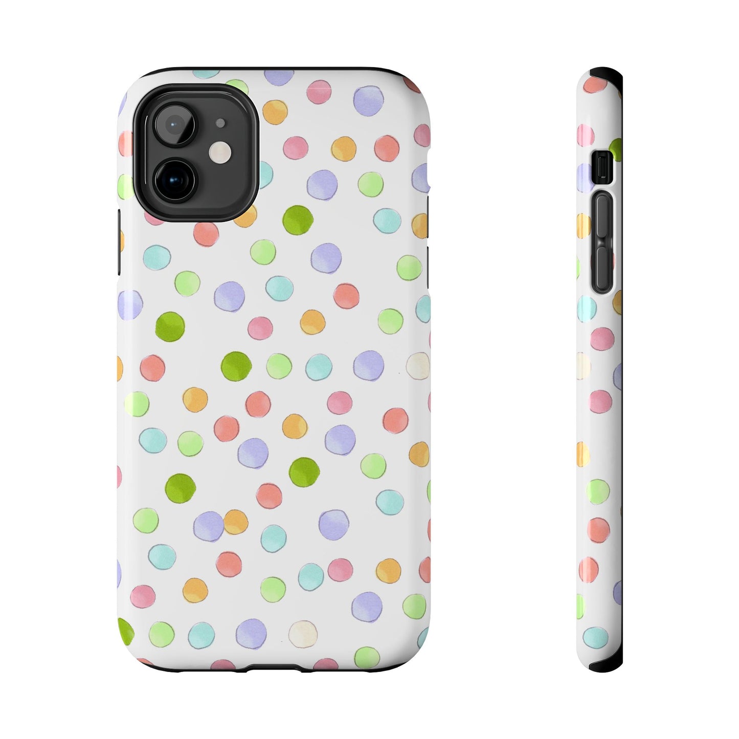 Happy Dots White Phone Case