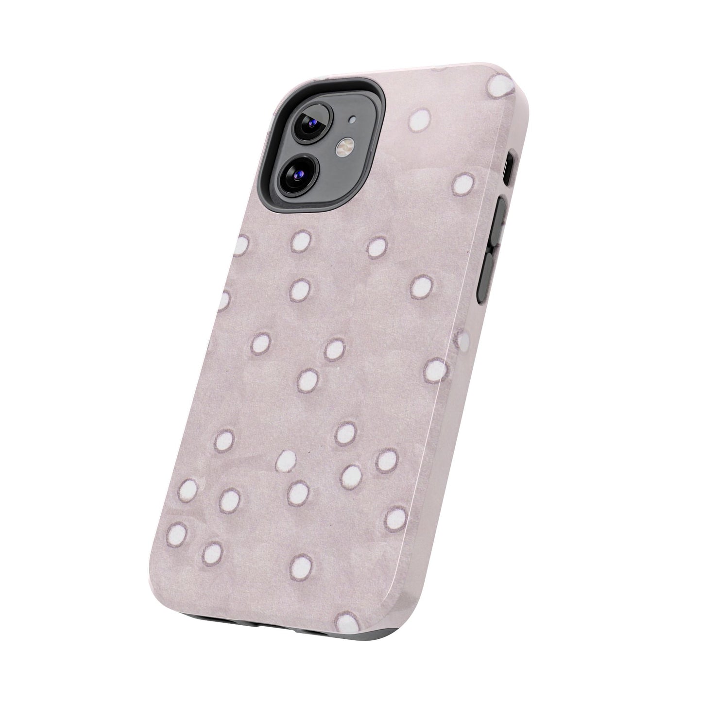 Dinky Dots Silver Phone Case