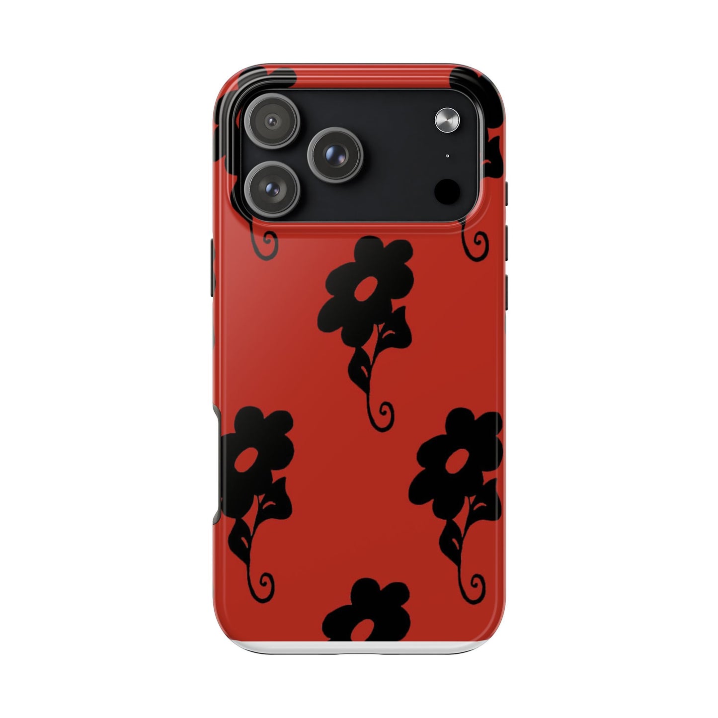 Daring Daisy Red Phone Case