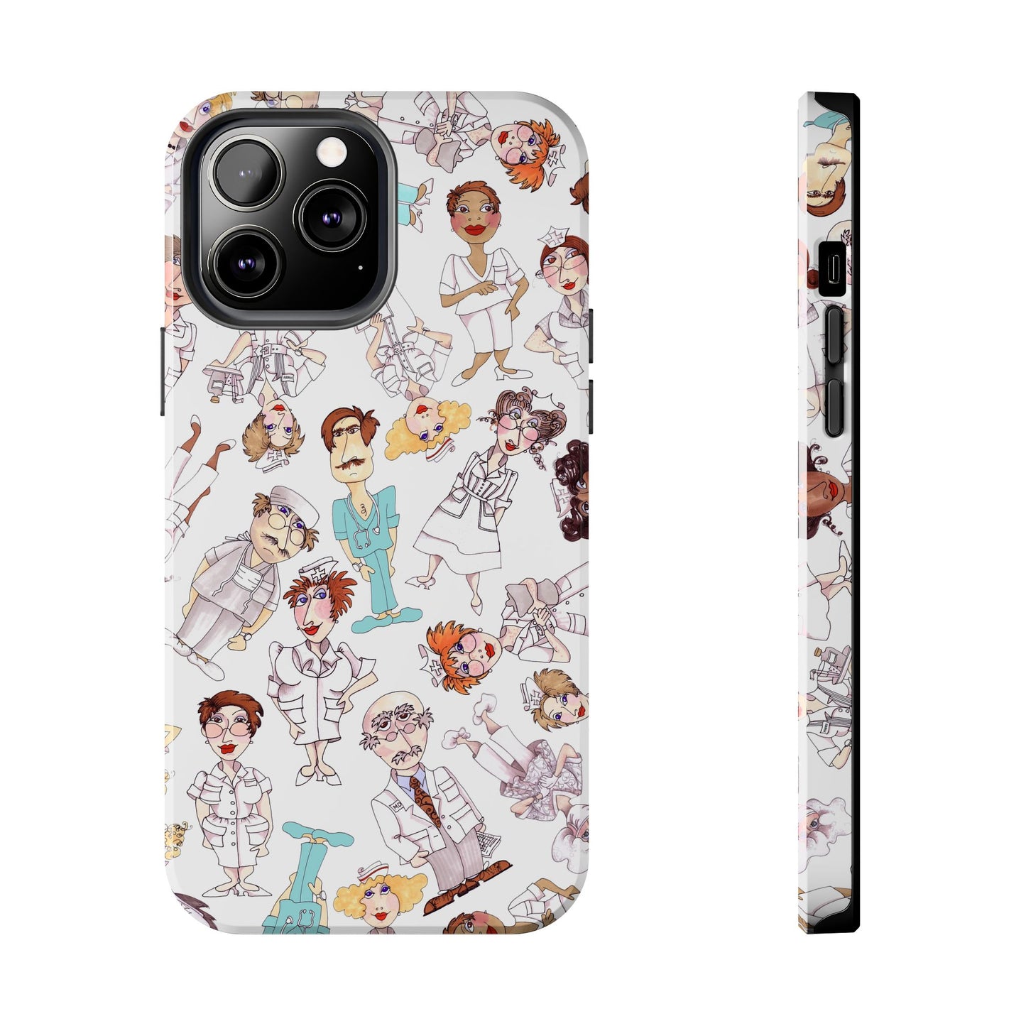 Happy Staff White Phone Case