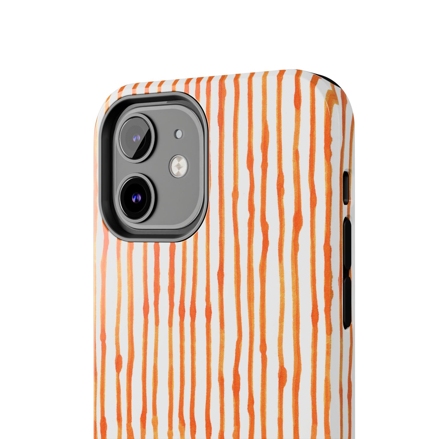 Faux Seersucker Orange / White Phone Case