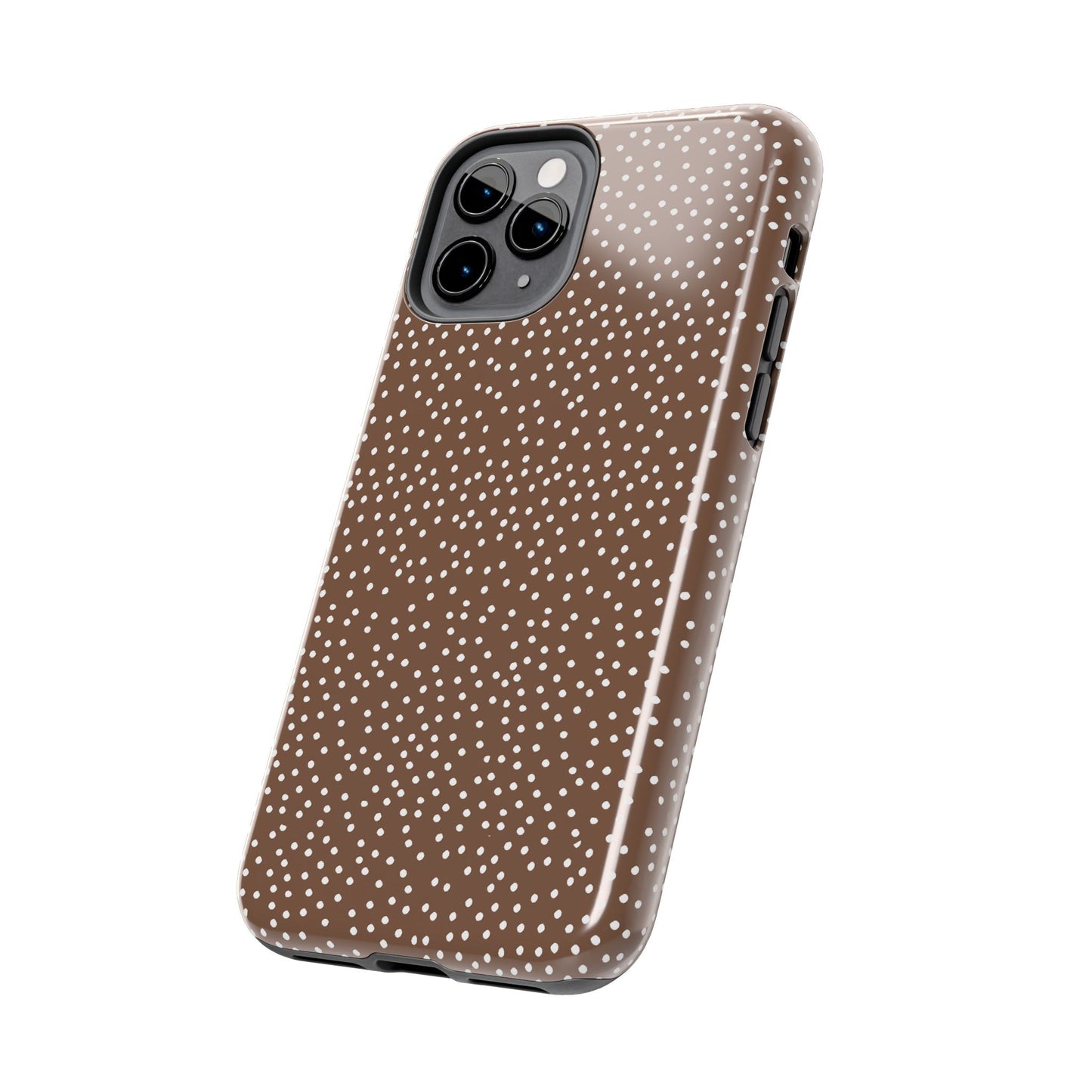 Dottible Chocolate / White Phone Case