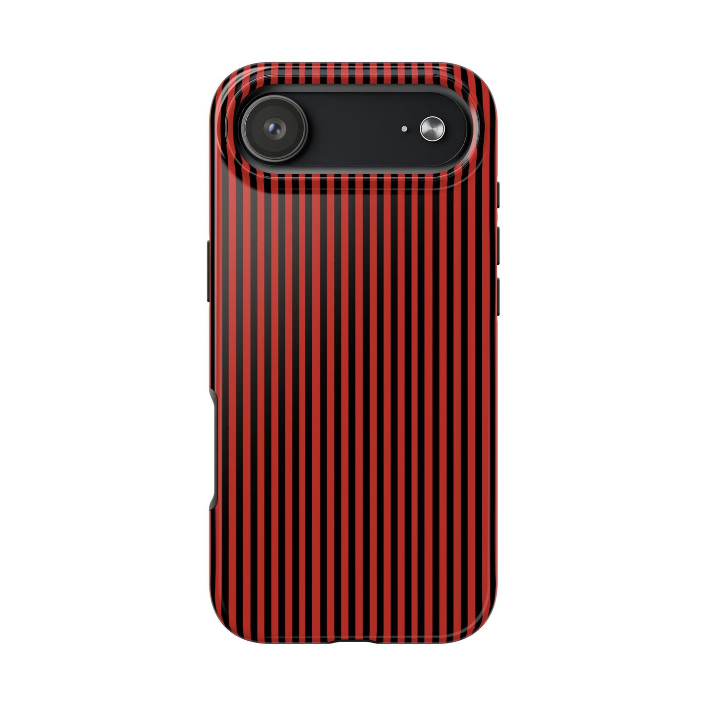 Stripe Red / Black Phone Case